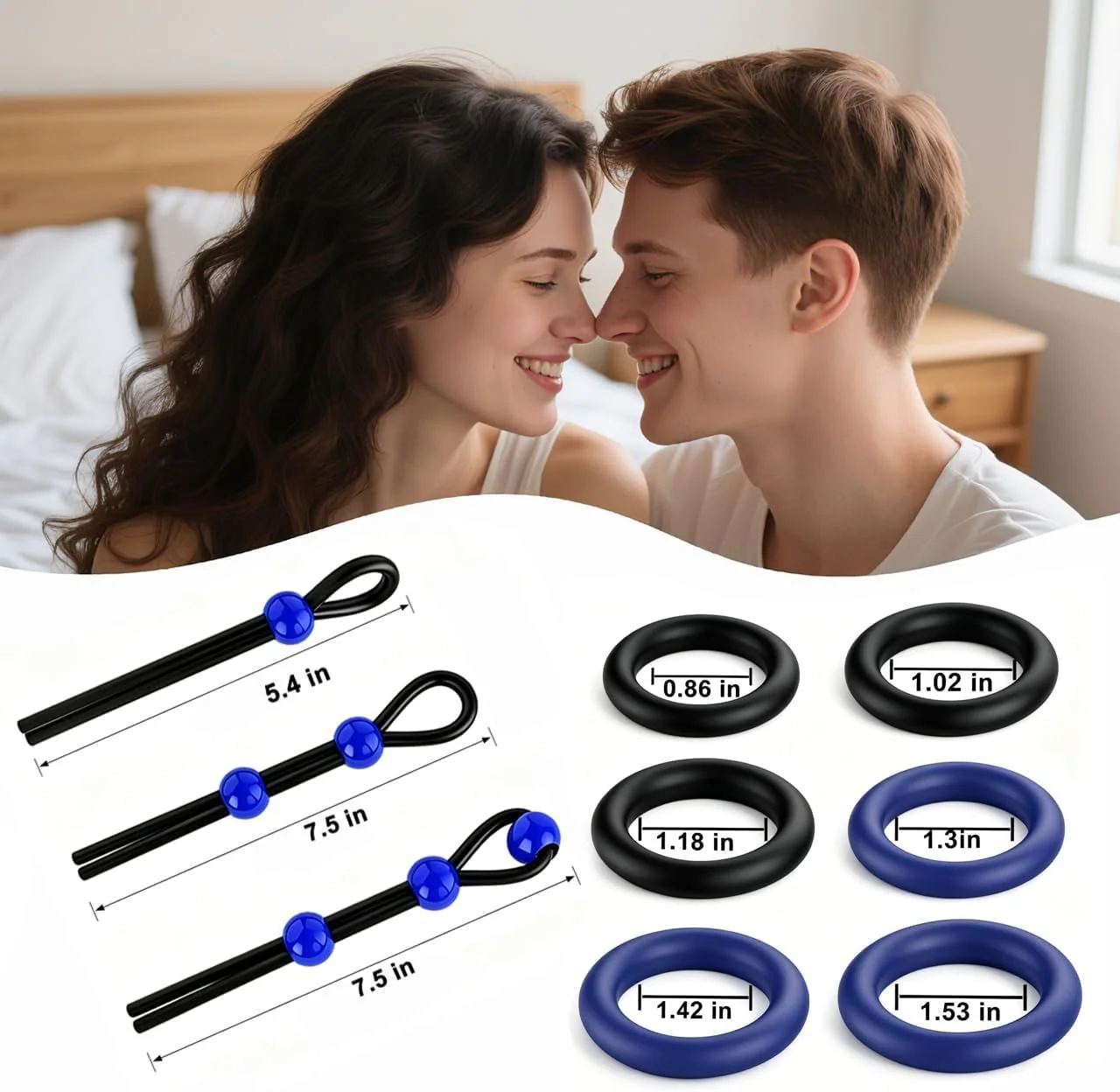 DeepFlex 9-Piece Adjustable Cock Ring Set - Image 8
