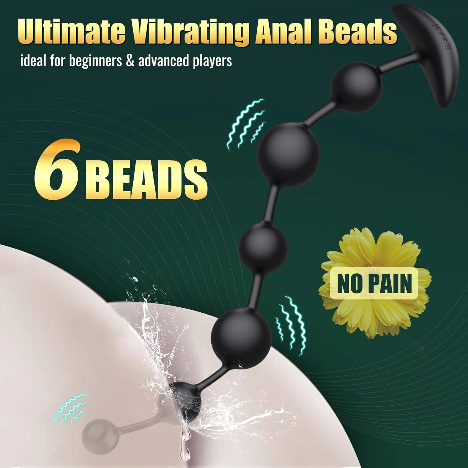 DeepSpiral Extra-Long Vibrating Anal Beads - Image 3