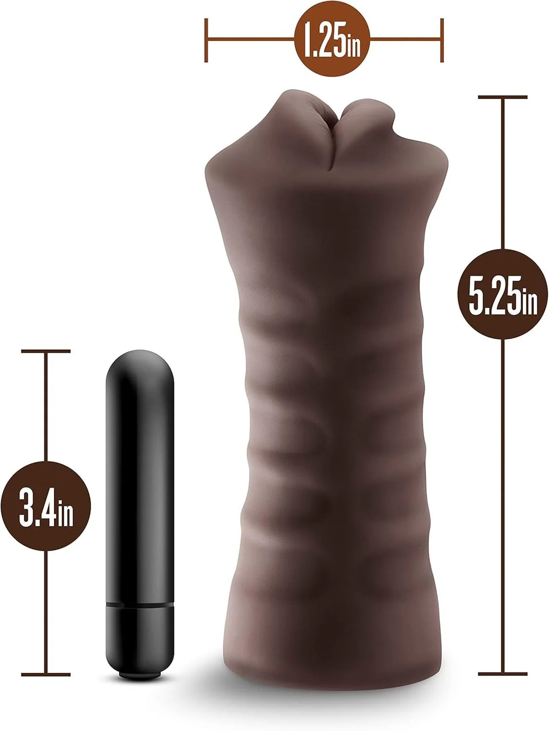 DeepVibe Vibrating Deep Throat Pocket Pussy Stroker - Image 3