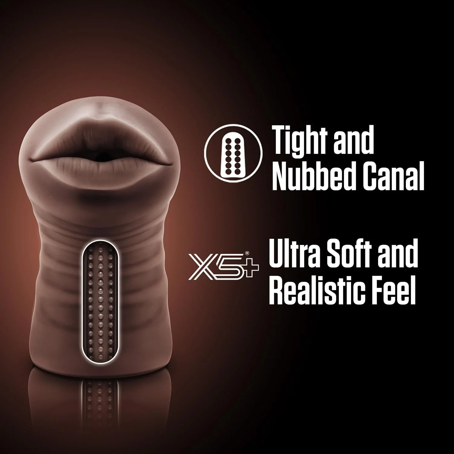 DeepVibe Vibrating Deep Throat Pocket Pussy Stroker - Image 4