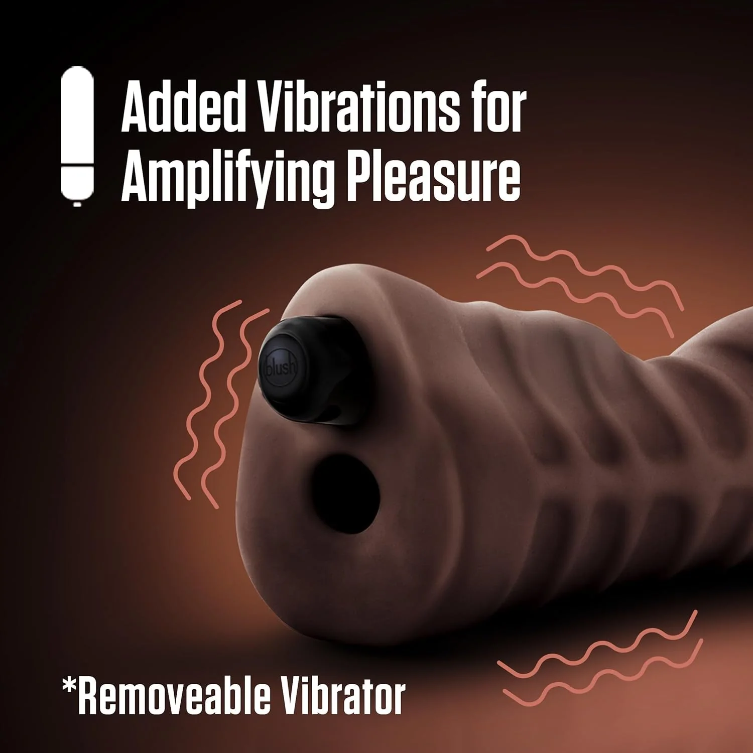 DeepVibe Vibrating Deep Throat Pocket Pussy Stroker - Image 5