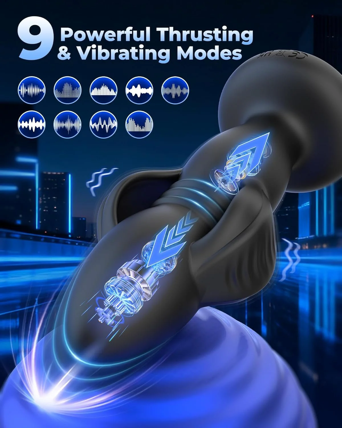 DeepWing AI App-Control Expanding Prostate Massager - Image 2