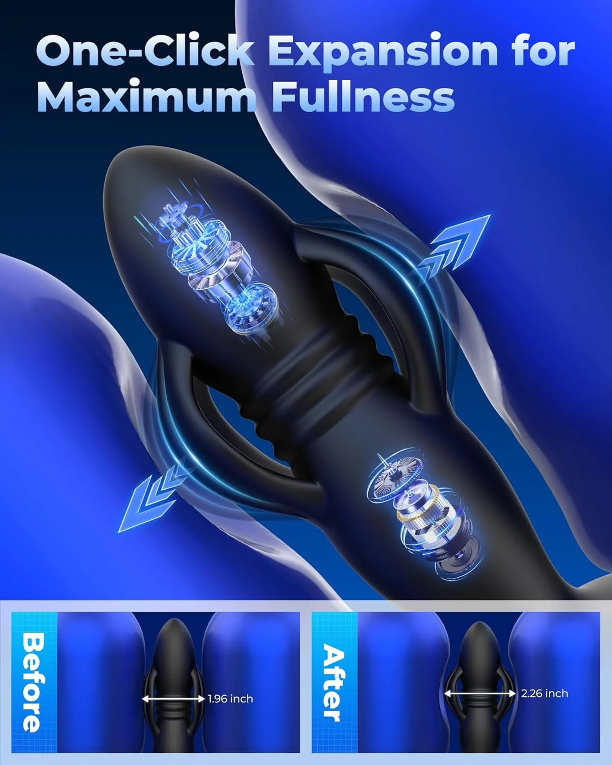 DeepWing AI App-Control Expanding Prostate Massager - Image 3