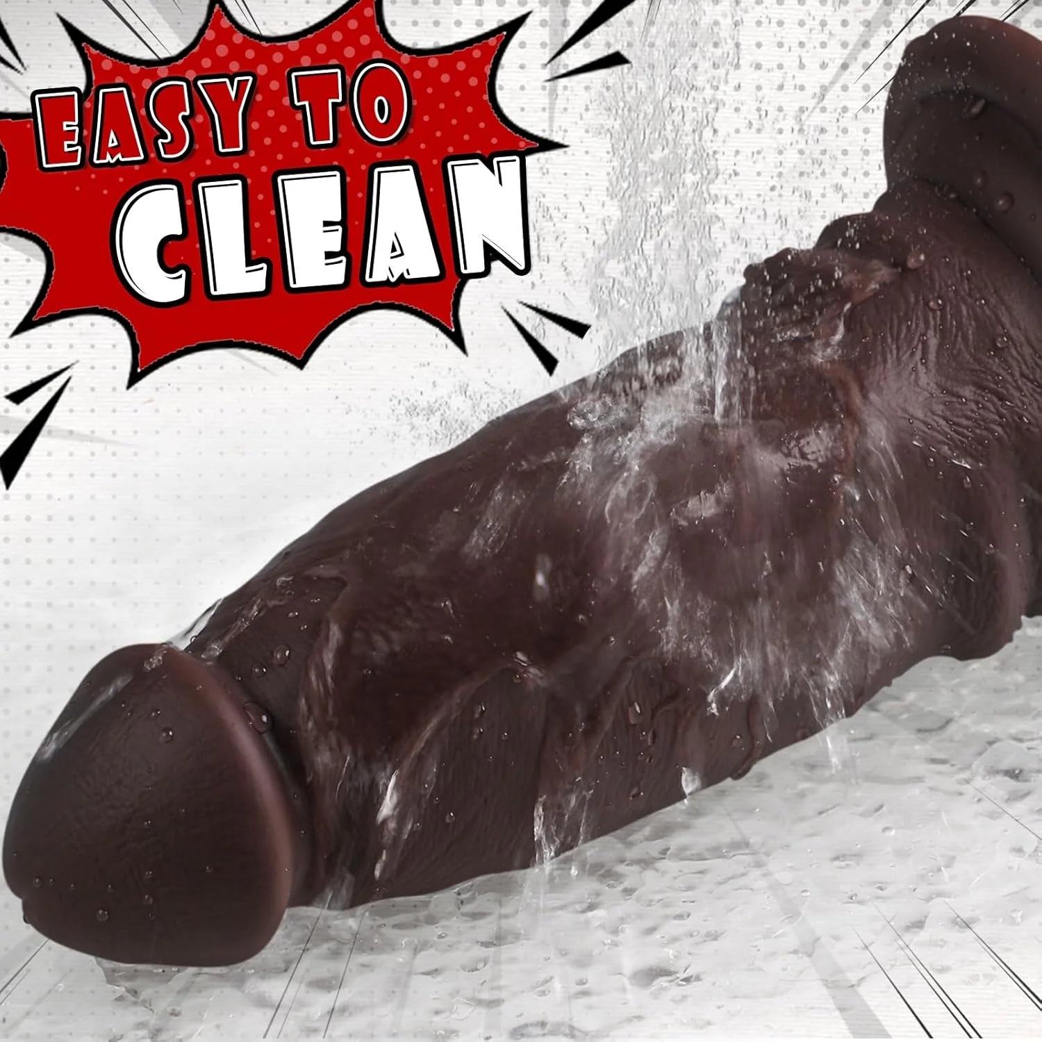 DepthMaster 10" Thick Anal Dildo with Suction Base - Image 8