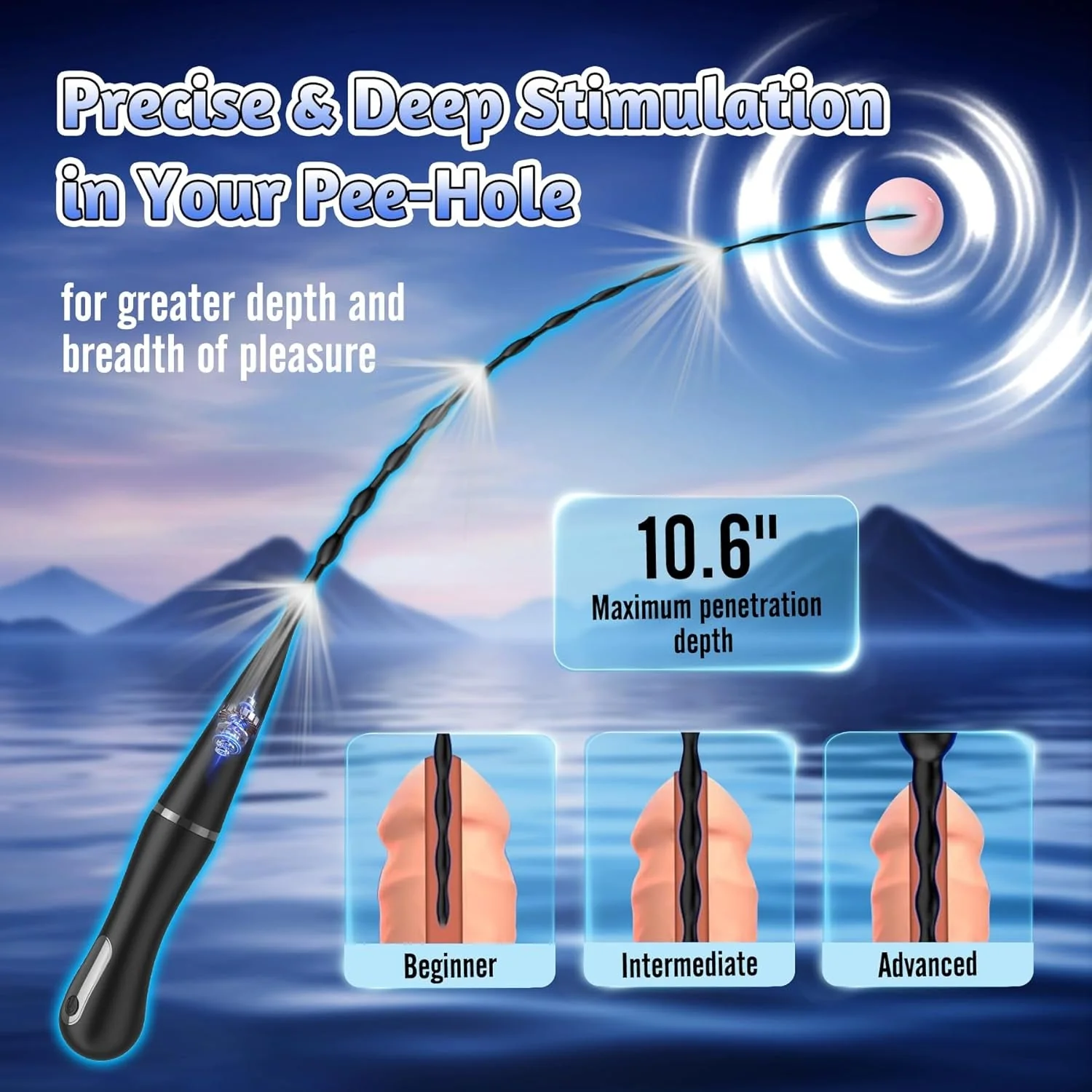 DepthSync Urethral Vibe Pro Male Plug - Image 4