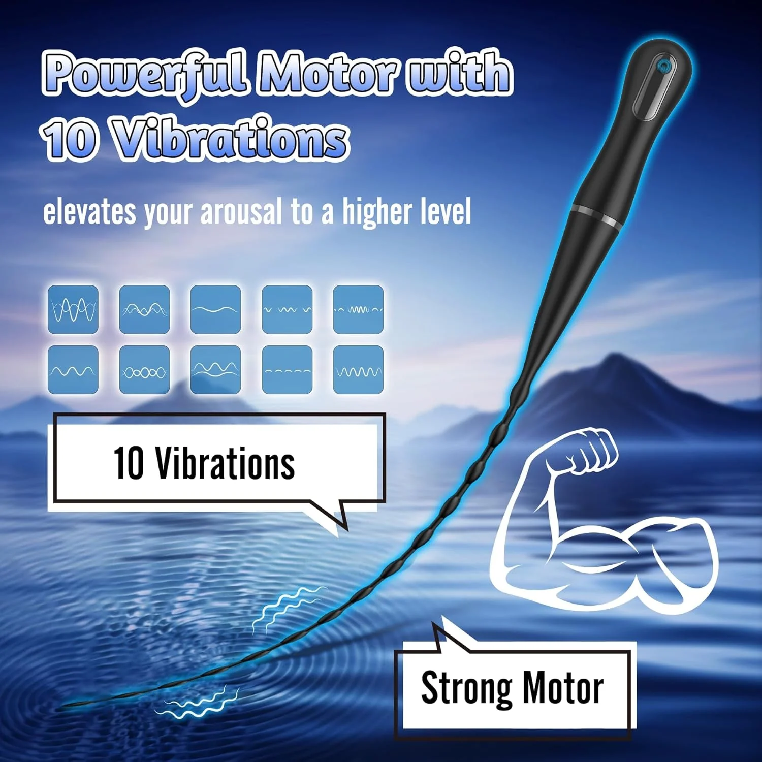 DepthSync Urethral Vibe Pro Male Plug - Image 5