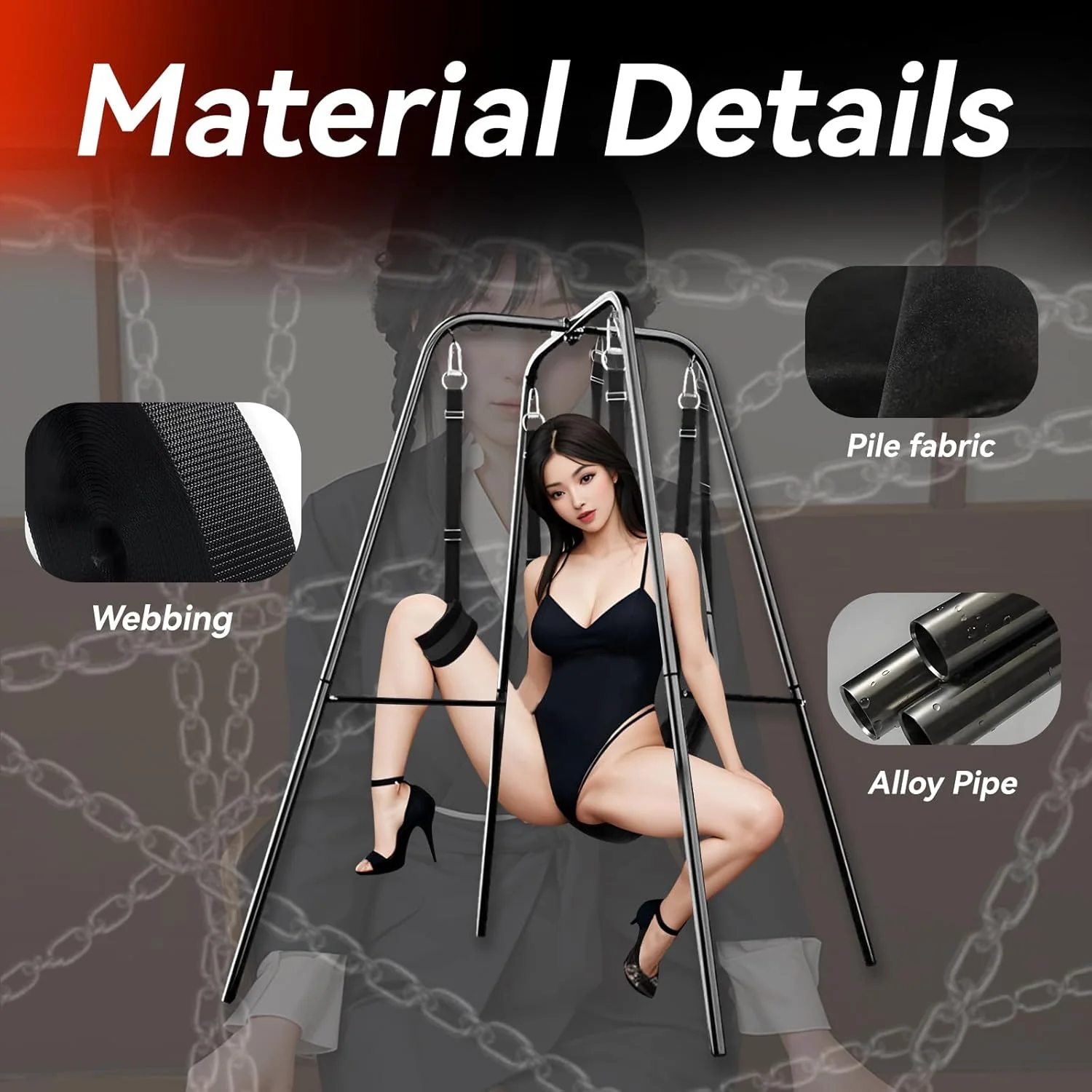 DomiStation BDSM Swing Frame - Image 8