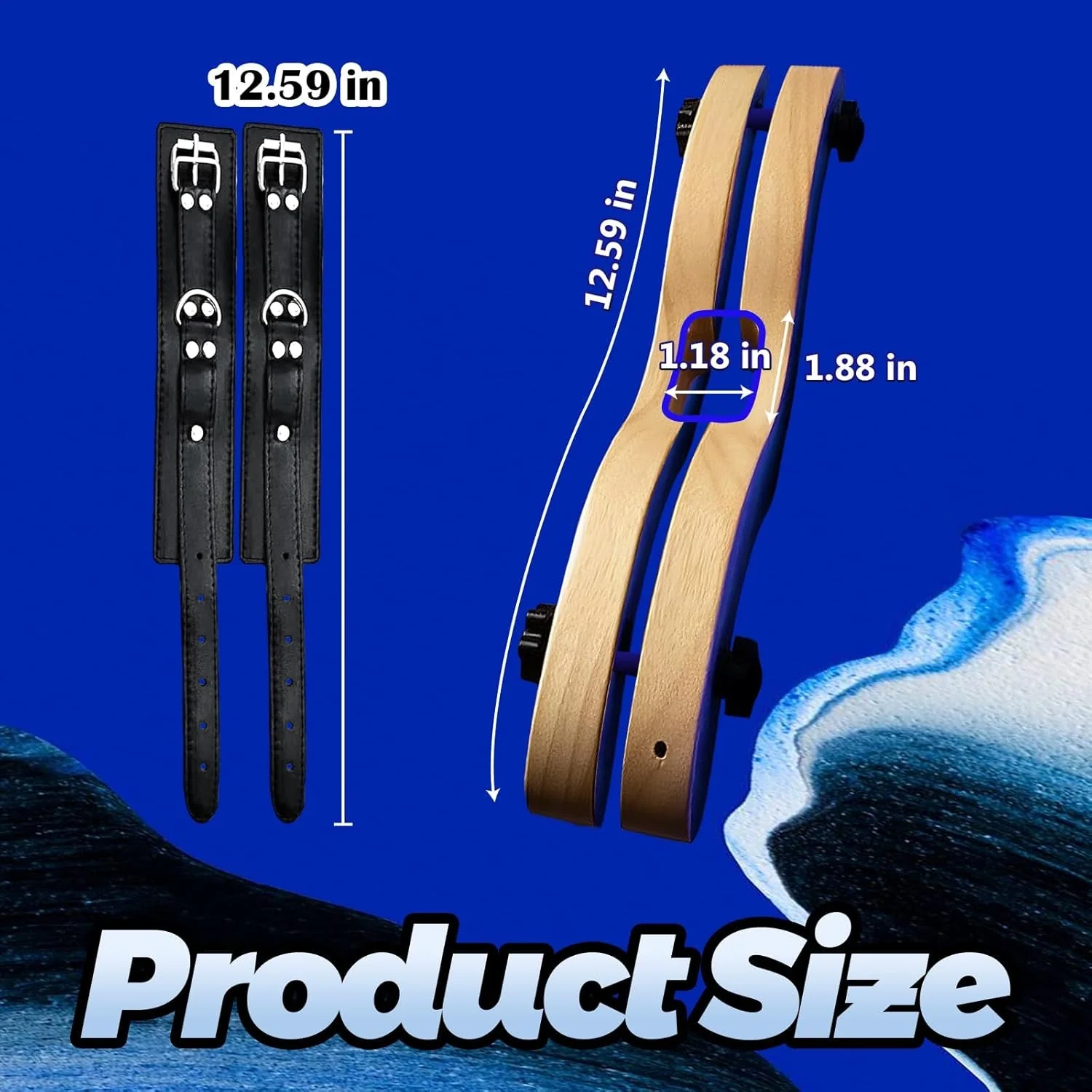 DomKneel CBT Testicle Crusher with Ankle Cuffs - Image 5