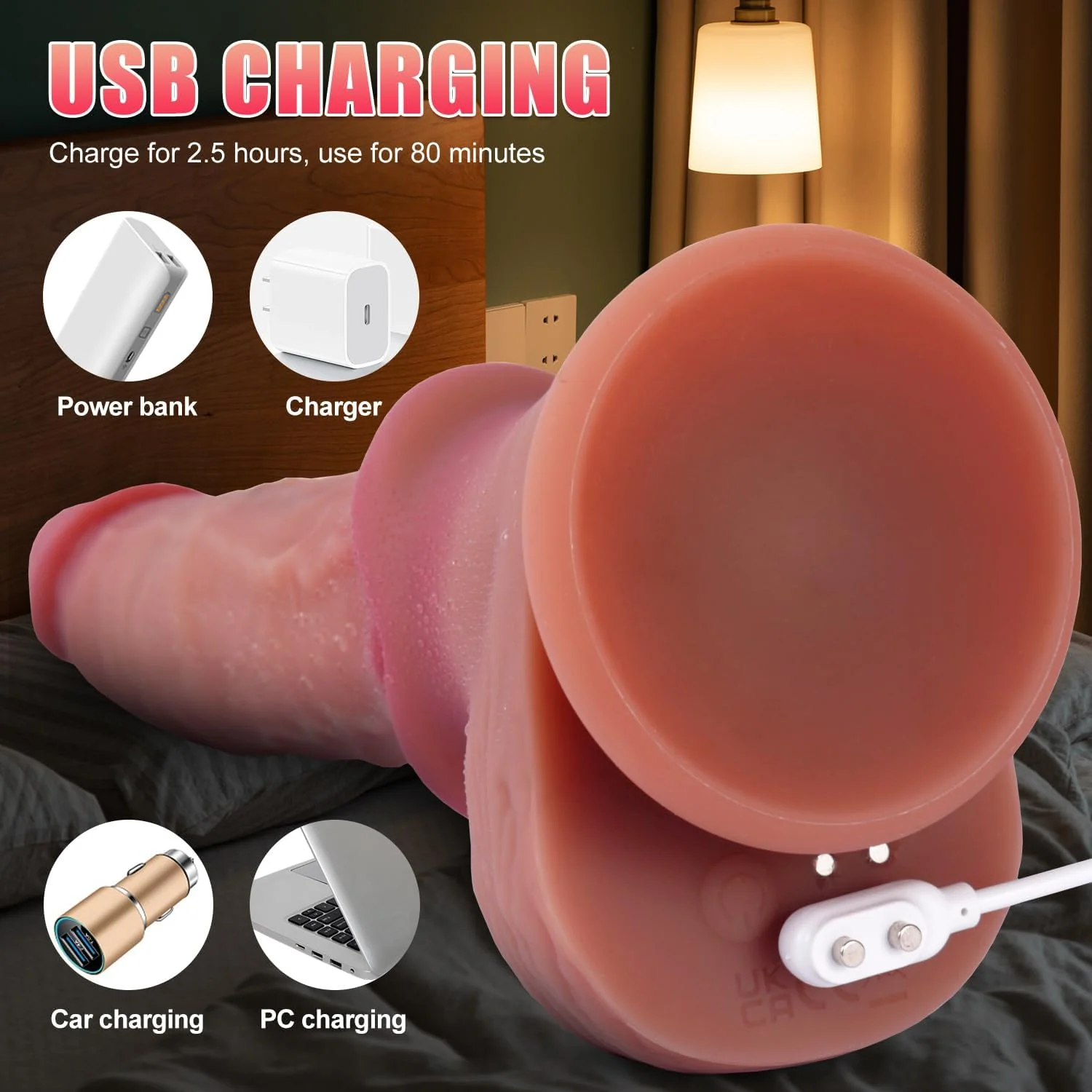 DriveThrust Real Feel Dildo Vibrator - Image 4