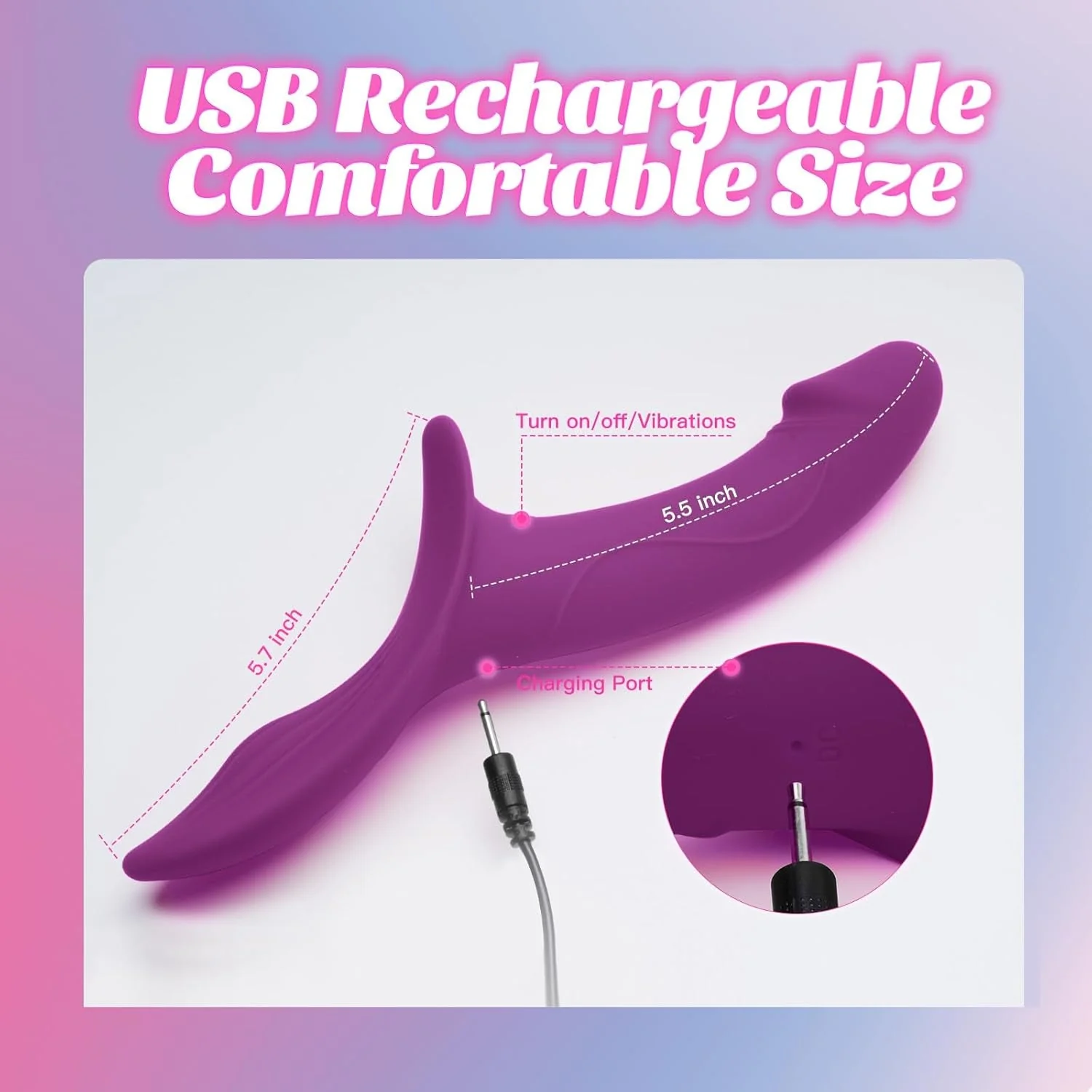 DualBliss App-Control Vibrating Strap-On Dildo Harness - Image 7