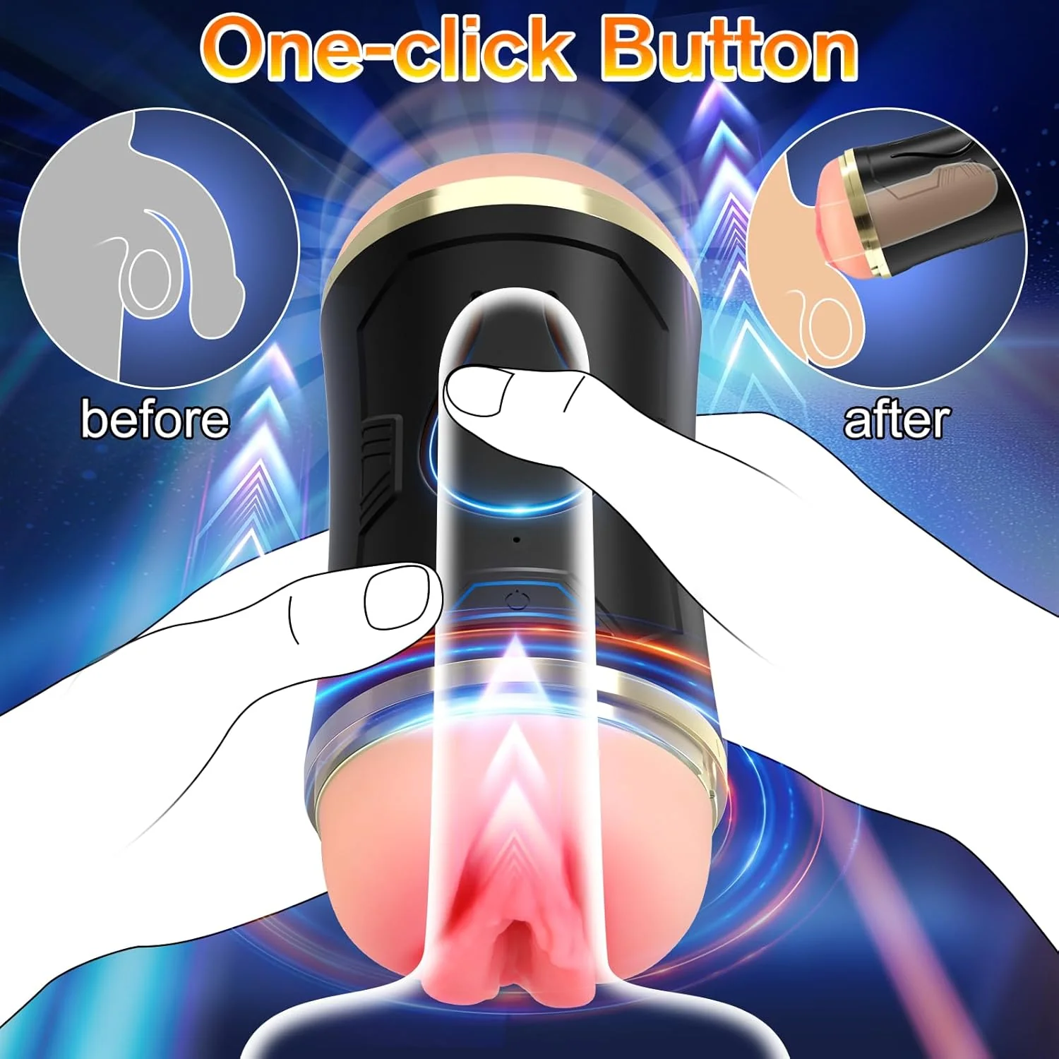 DualStroke Double-Ended Vibrating Fleshlight Stroker - Image 4
