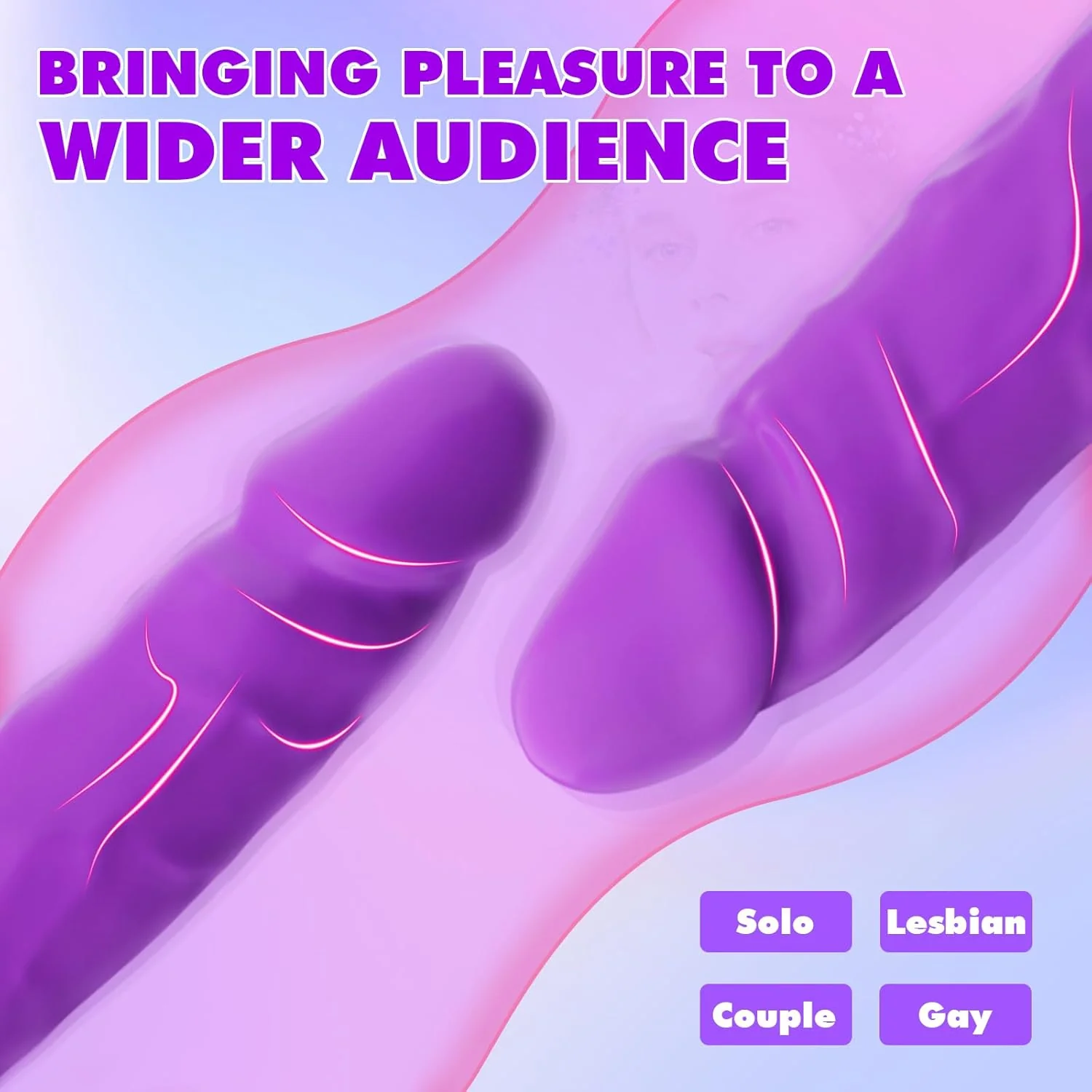 DualVibe 15.7" Double-Ended Dildo Vibrator - Image 7