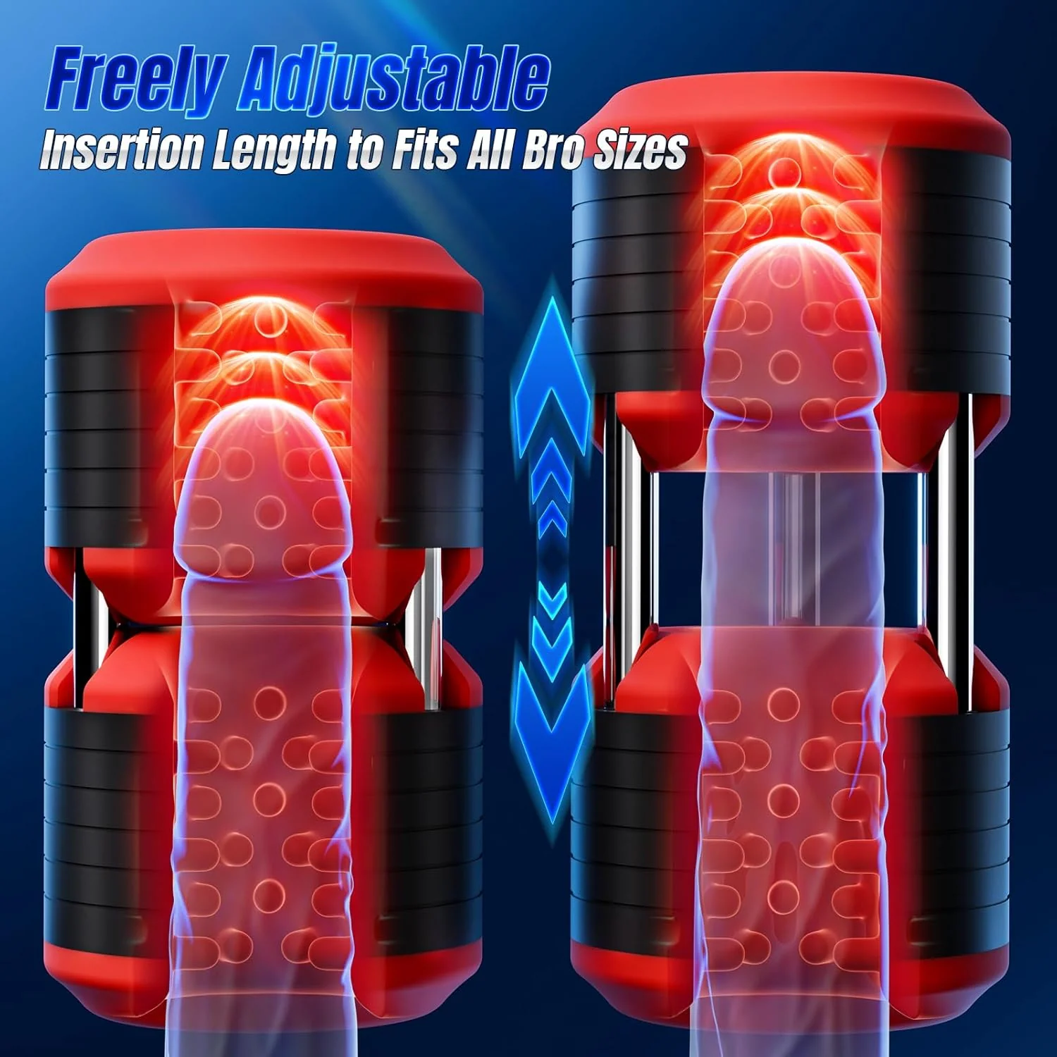 DumbbellRush 10 Mode Male Masturbator Trainer - Image 3