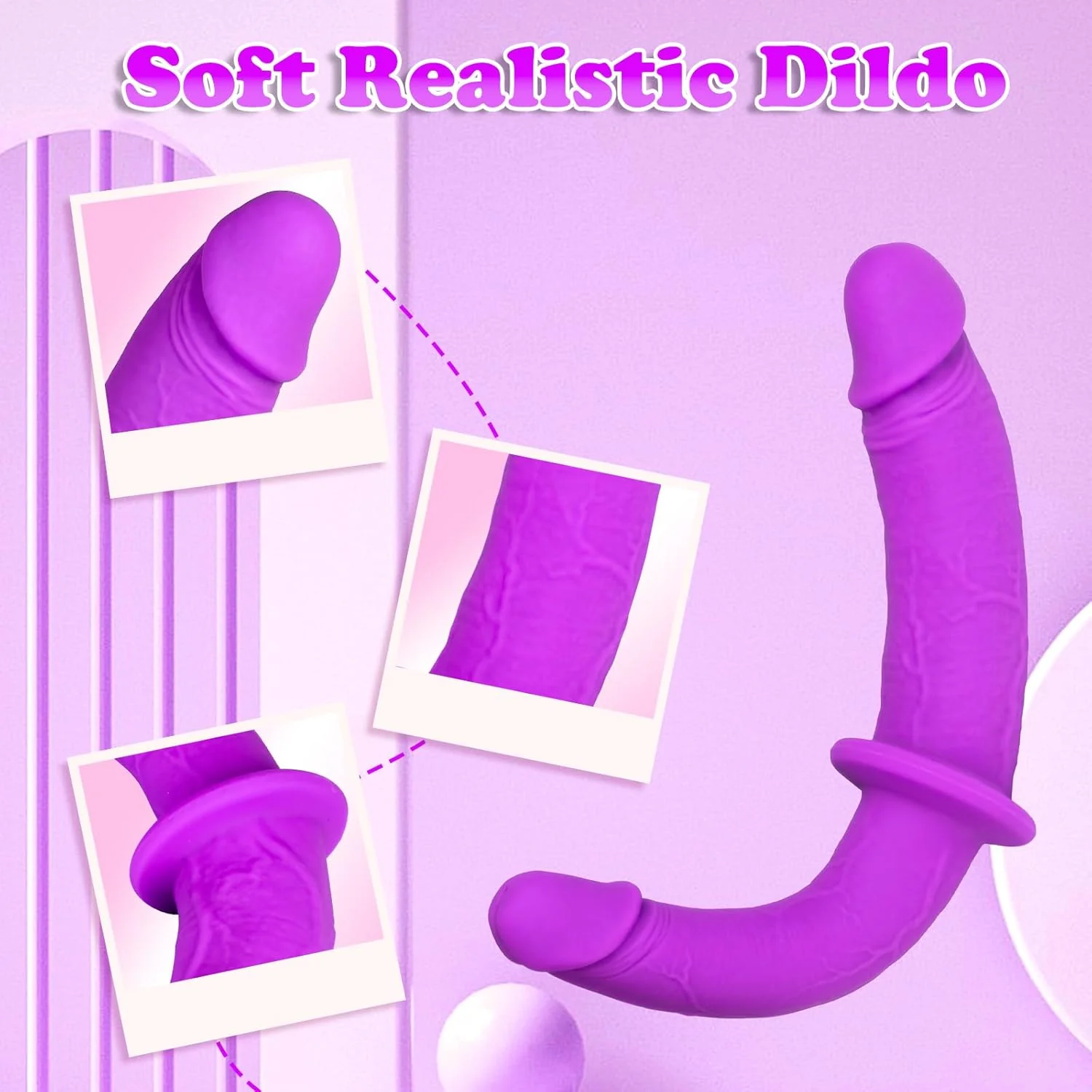 DuoForm Adjustable Double-Ended Strap-On Dildo - Image 4