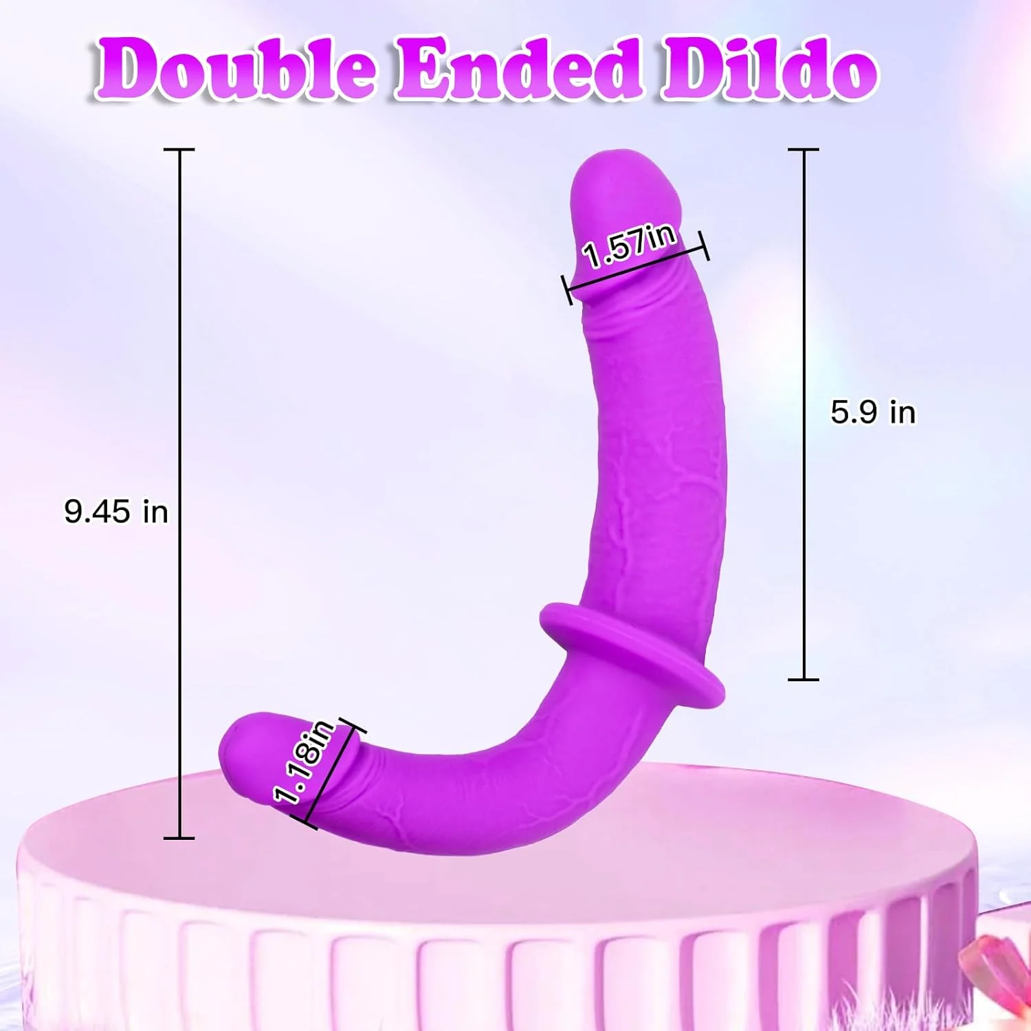 DuoForm Adjustable Double-Ended Strap-On Dildo - Image 6