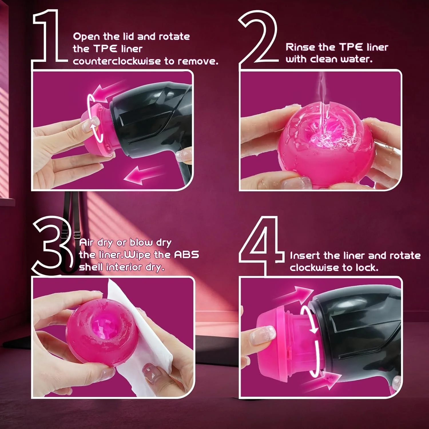 EdgeTrainer Pulsating Glans Male Stroker 10 Modes - Image 9