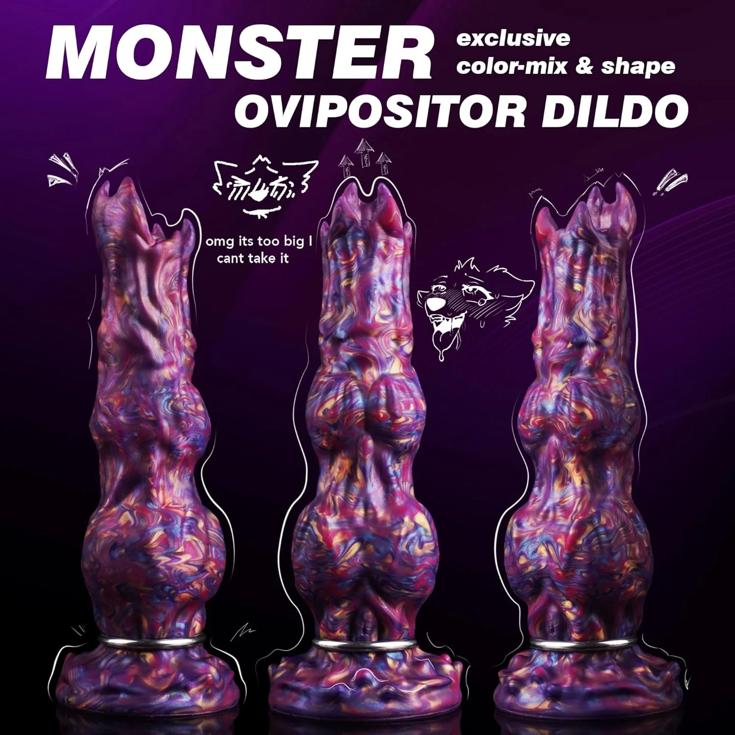 EggSpire Monster Ovipositor Dildo - Image 3