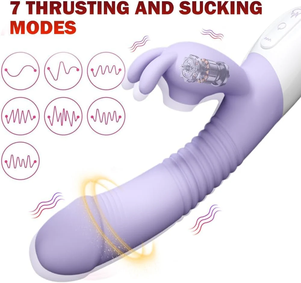 EmberBloom G-Spot Rabbit Vibrator with Heating - Image 3