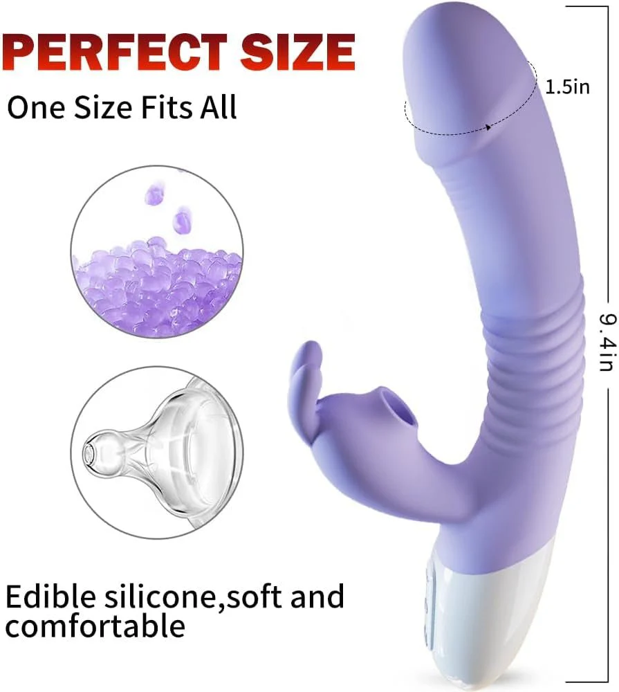 EmberBloom G-Spot Rabbit Vibrator with Heating - Image 6
