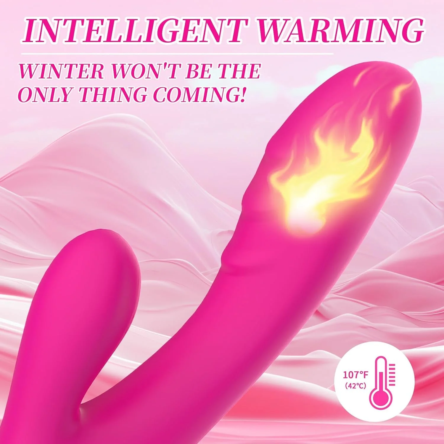 EmberTongue Heating Rabbit G-Spot Vibrator - Image 6