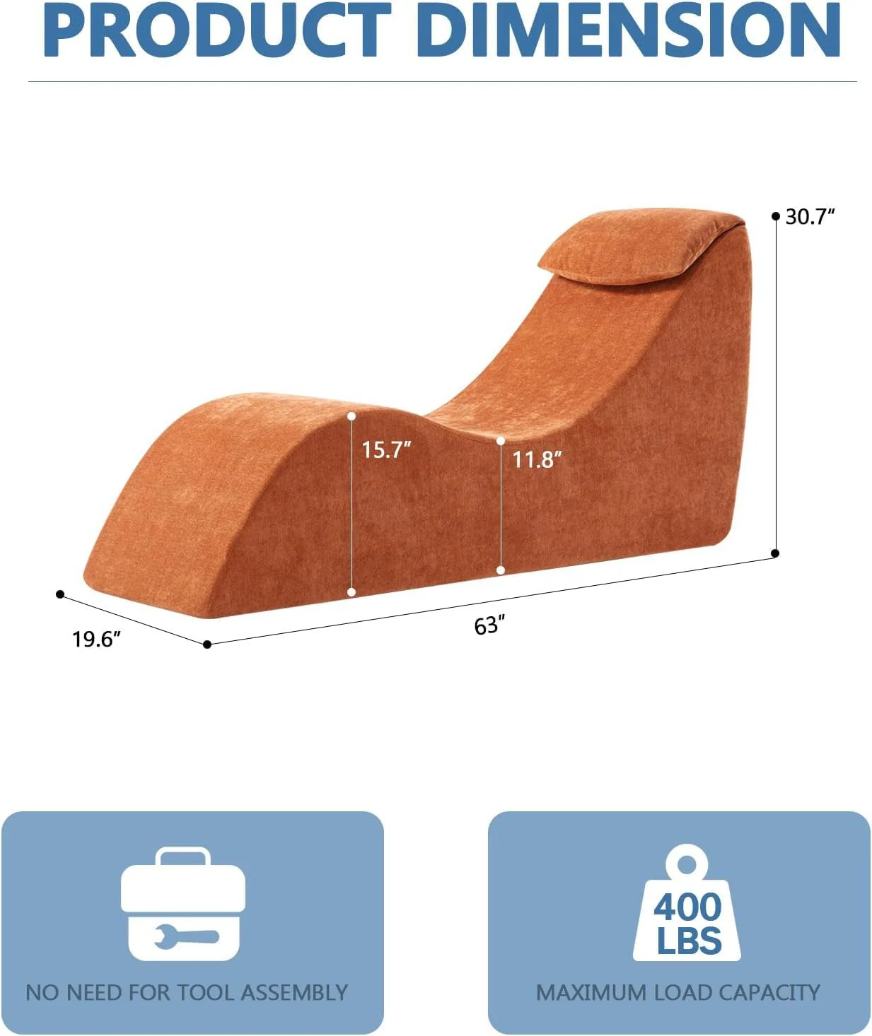 EmberVice Comfortable Sex Chaise Lounge Chair - Image 2