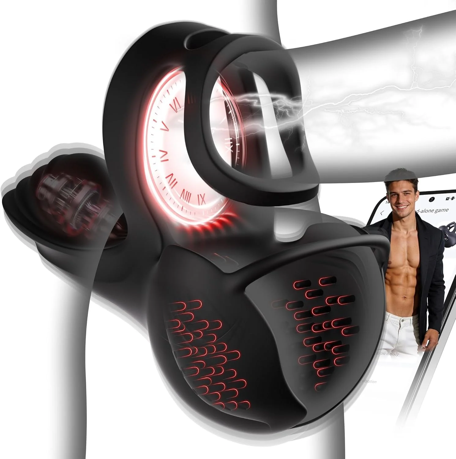 EmberWrap Heating Testicle Wrap Cock Ring - Image 2
