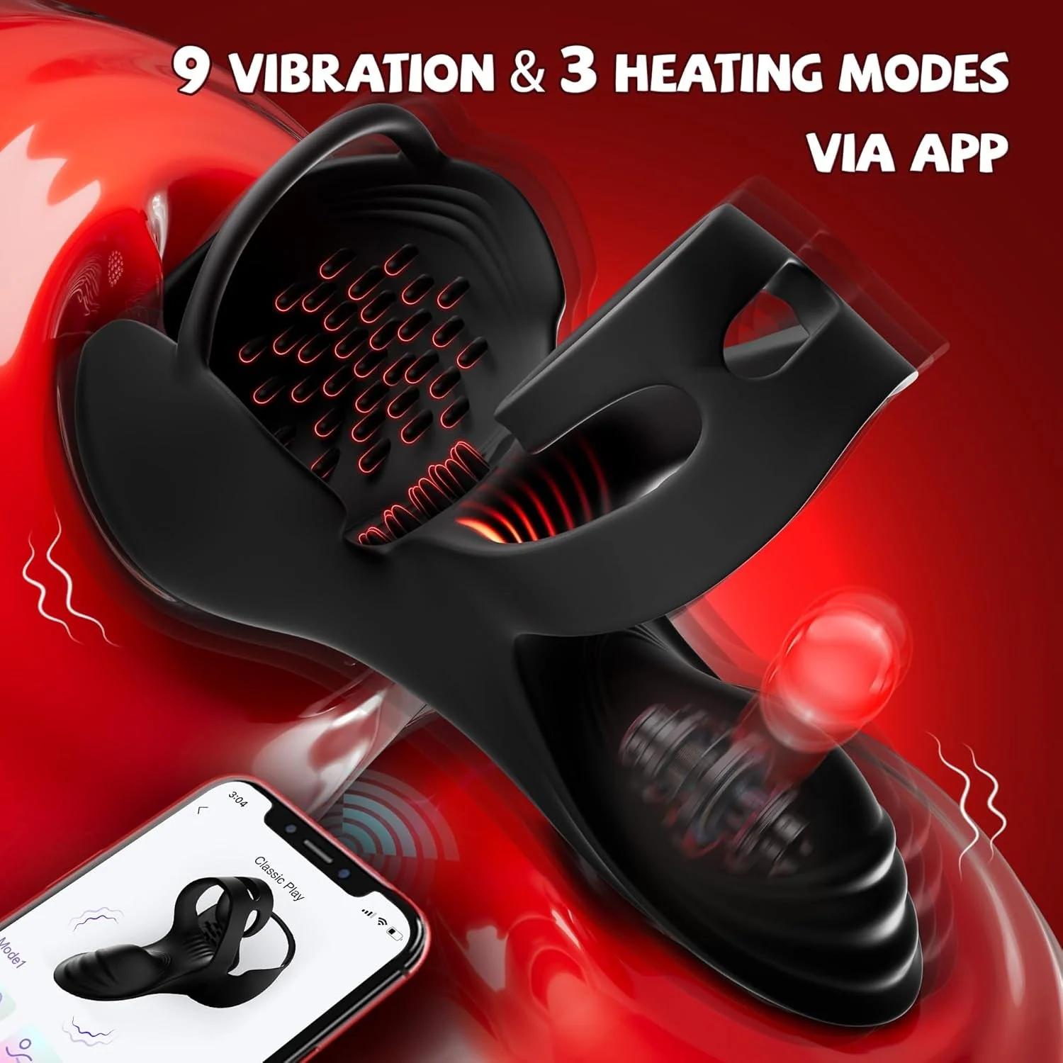 EmberWrap Heating Testicle Wrap Cock Ring - Image 4