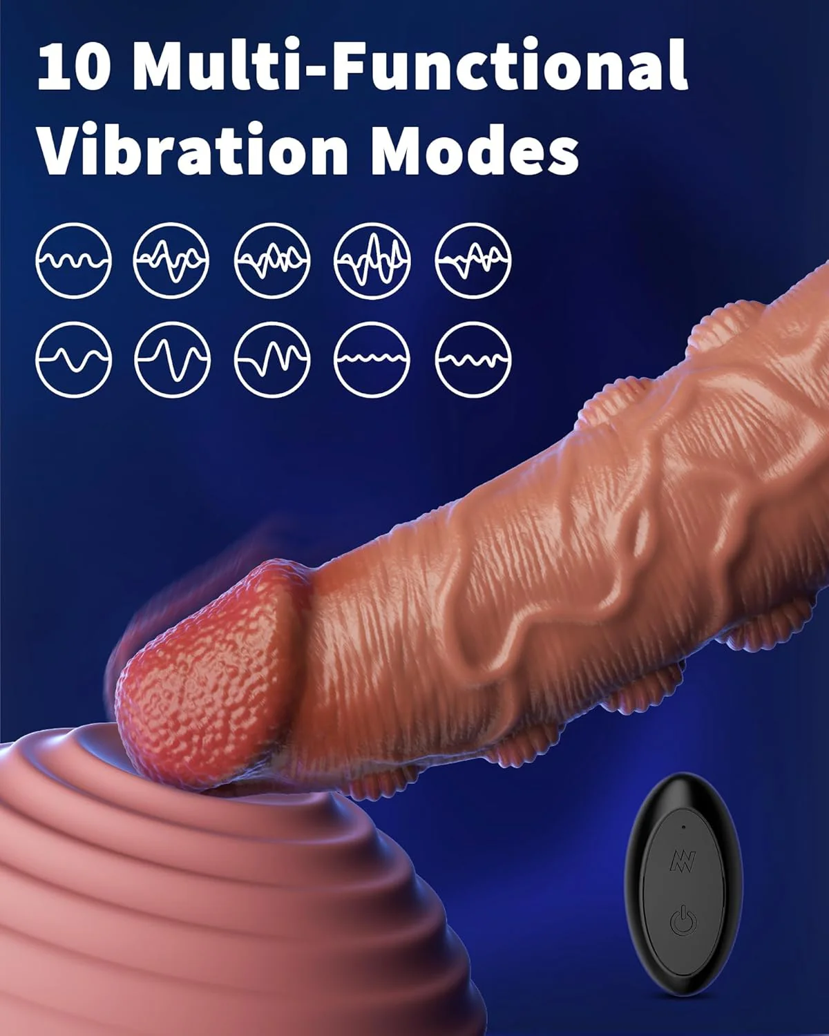 EndureMax Vibrating Textured Penis Sleeve - Image 3