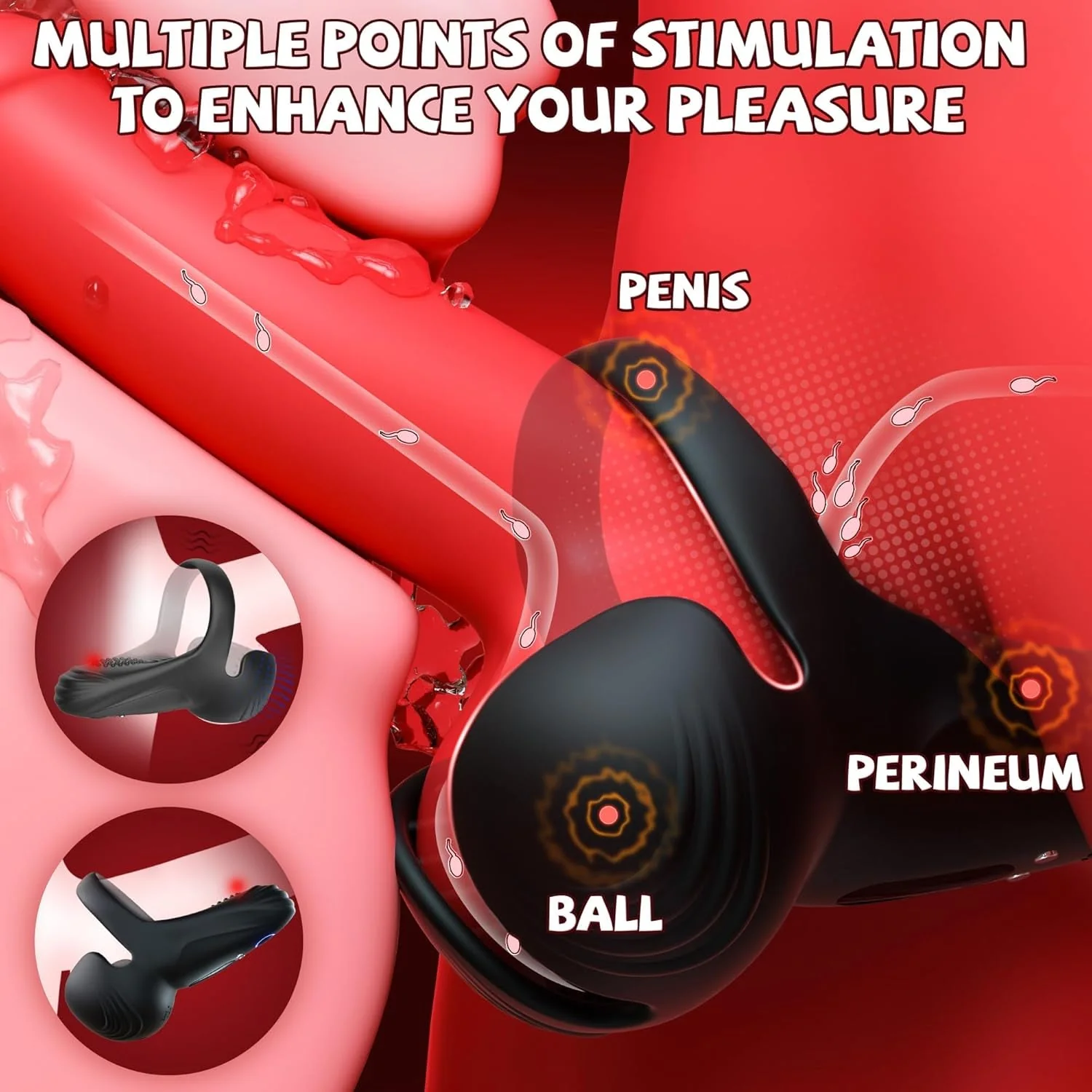 EnduroVibe App Control Penis Ring - Image 3