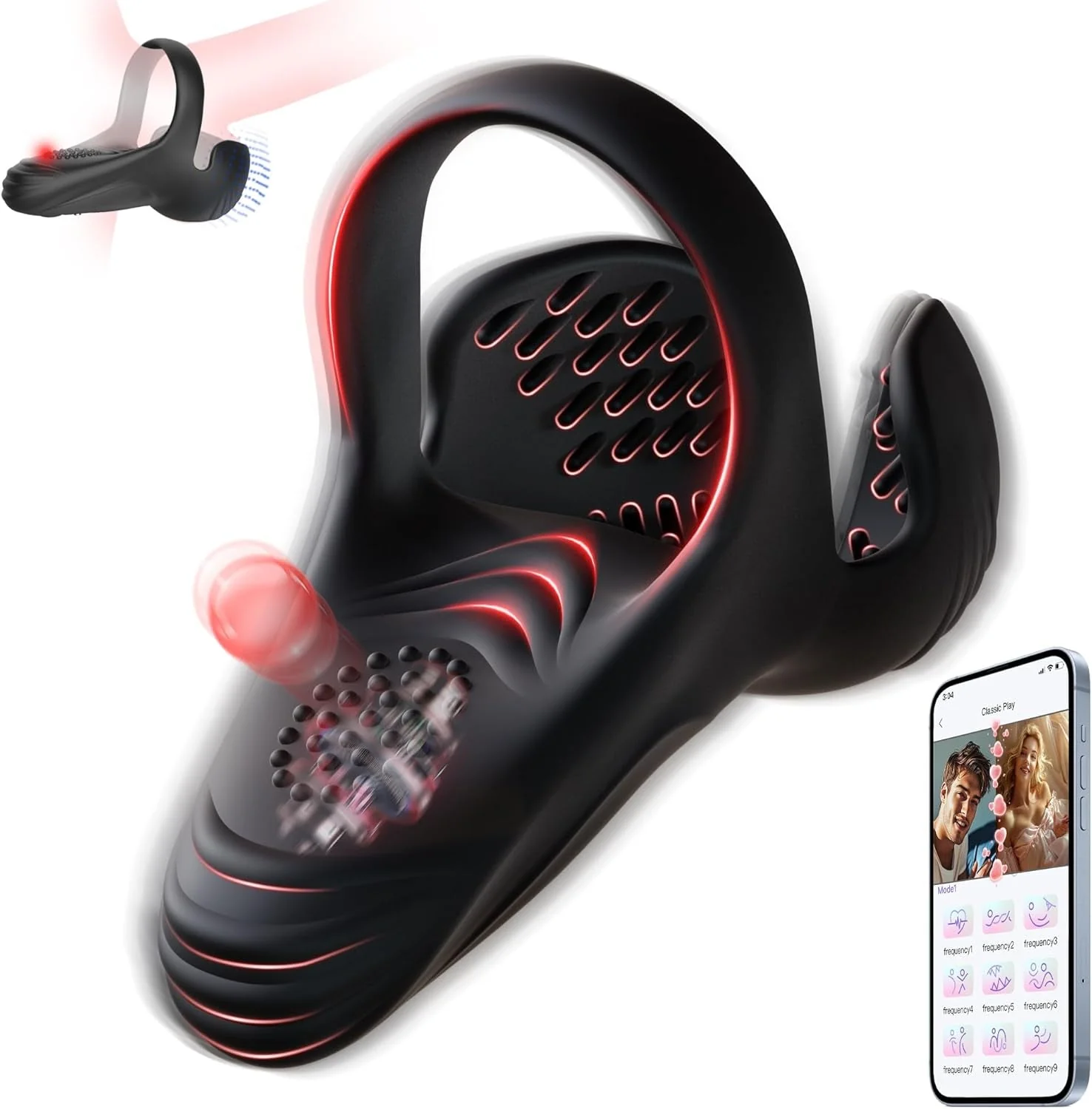 EnduroVibe App Control Penis Ring - Image 8