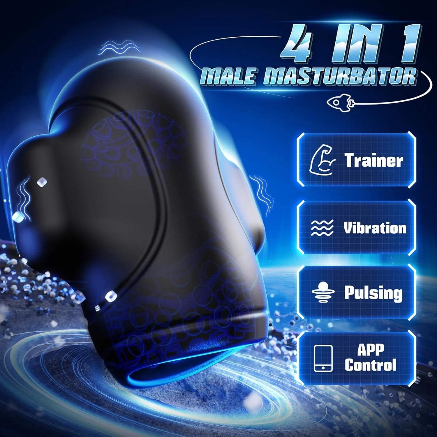 EroSync AI Sync Male Stroker with 3 Motors - Image 2