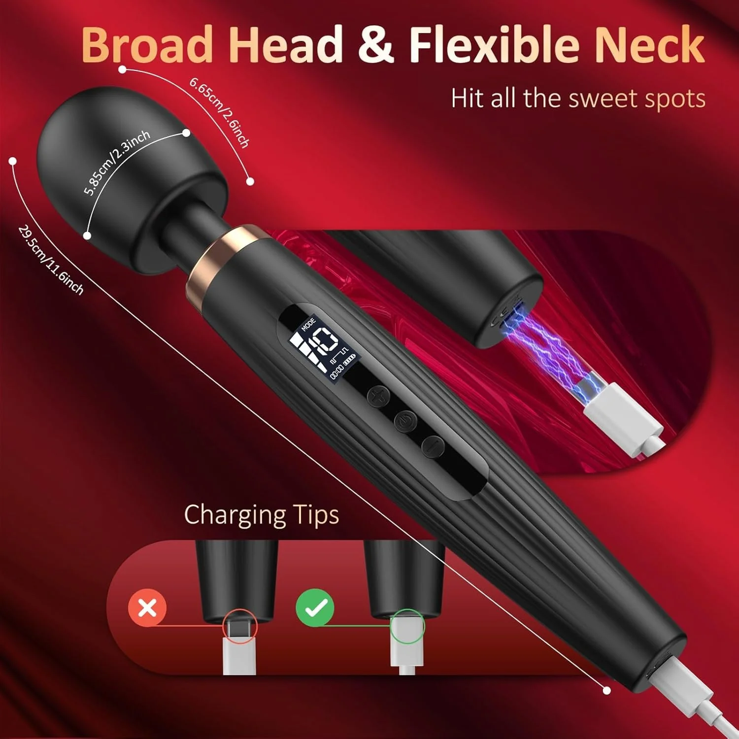 EvoRipple Premium Wand Vibrator Kit - Image 5