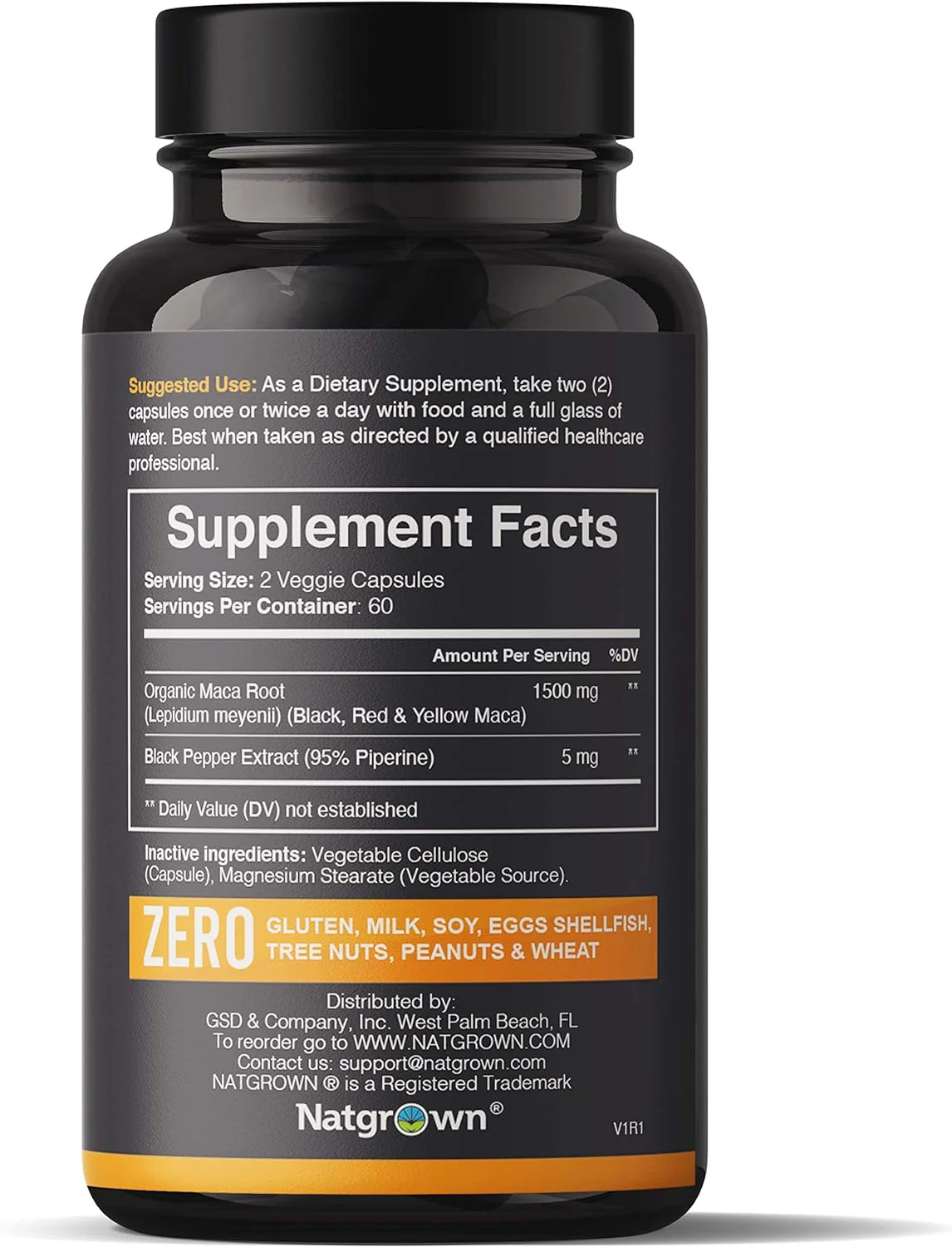 Extra Strength Maca Root Capsules – Energy, Libido & Hormone Support - Image 3