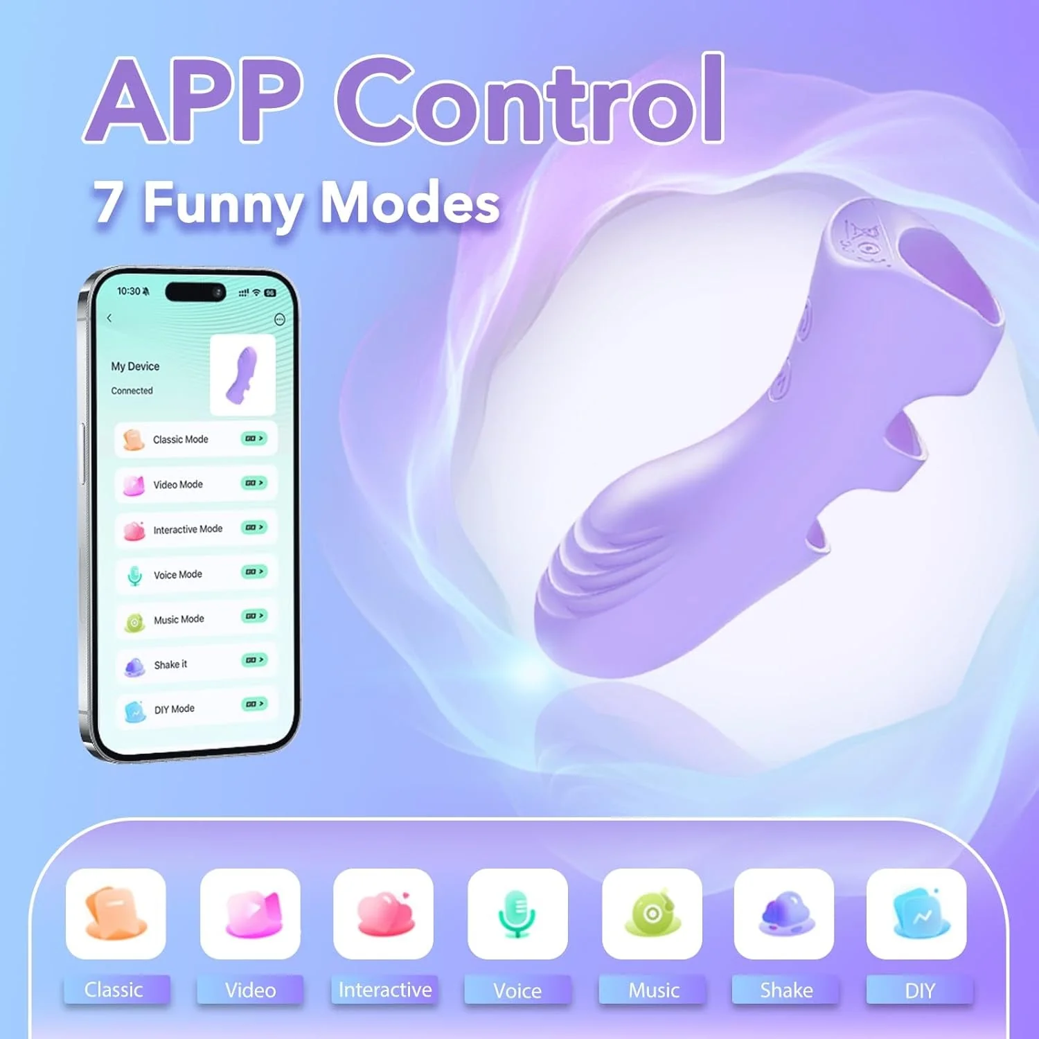 HeatTouch Heated Couples Finger Vibrator - Image 3