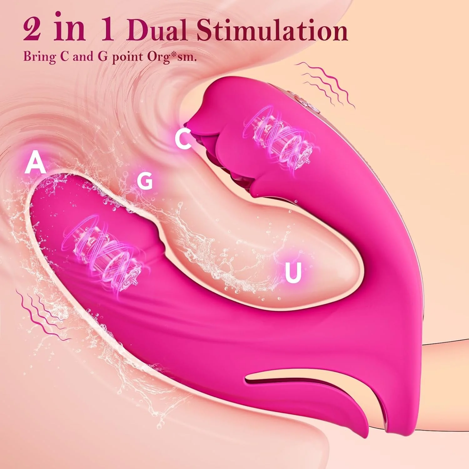 FingerBloom App-Control Rose Flapping Finger Vibrator - Image 2