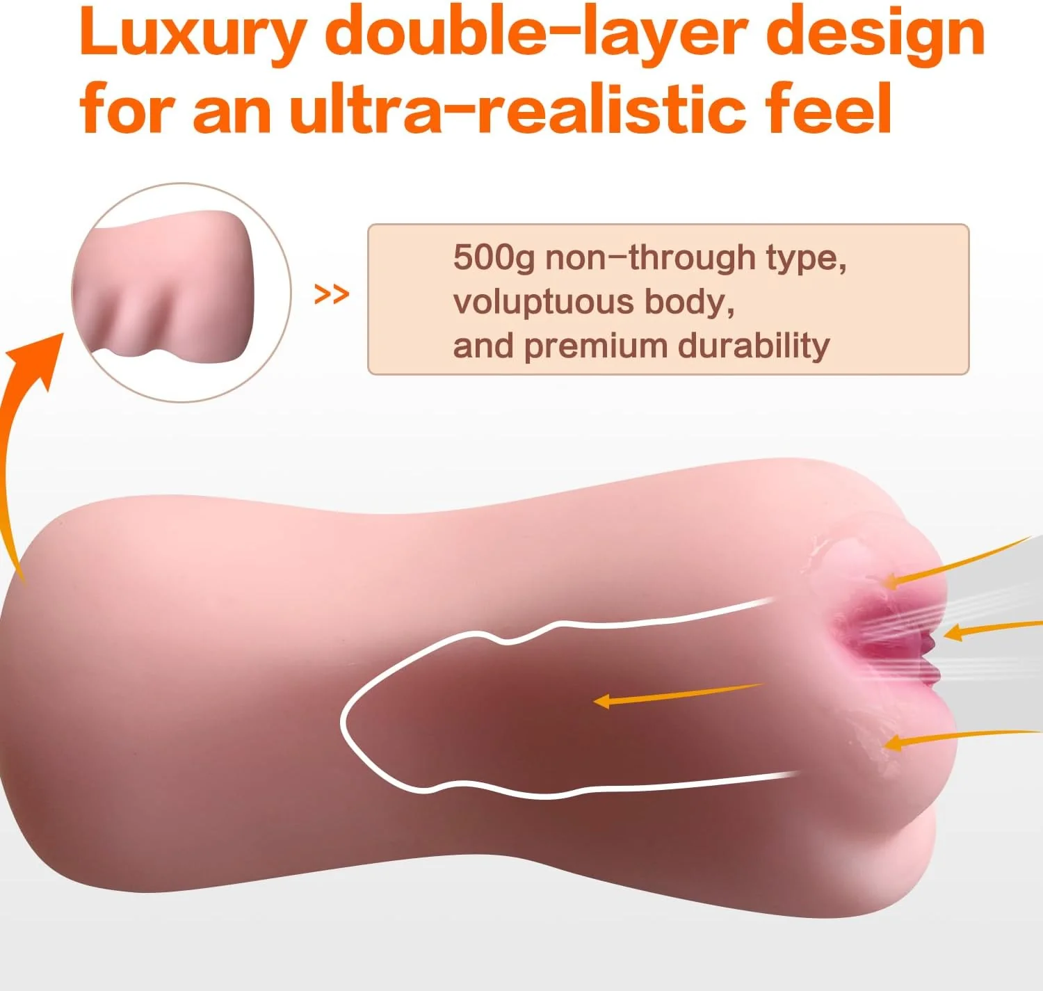 FirstGrip RealFeel Pocket Pussy Stroker - Image 4