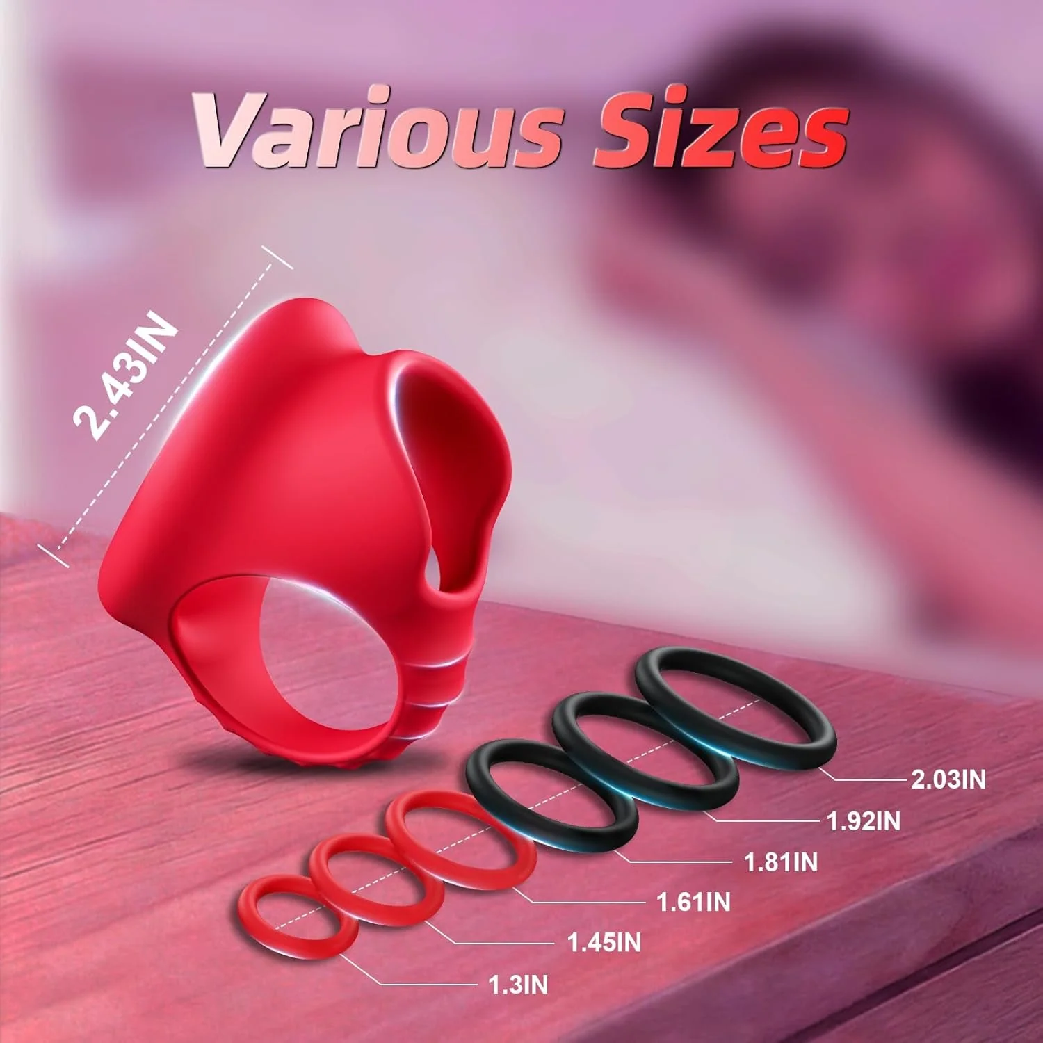 FitLock Silicone Cock Rings Set - Image 3