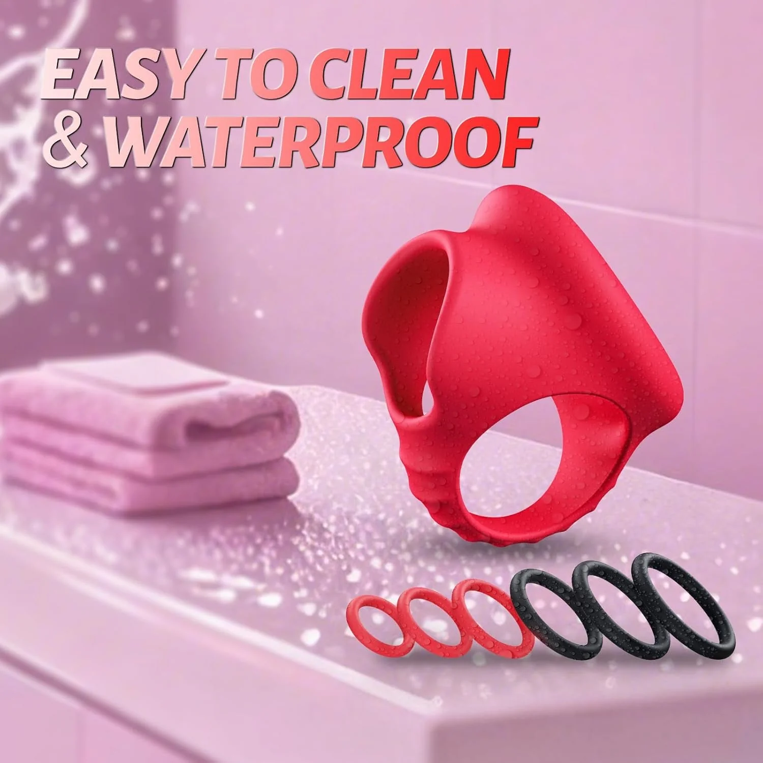 FitLock Silicone Cock Rings Set - Image 5