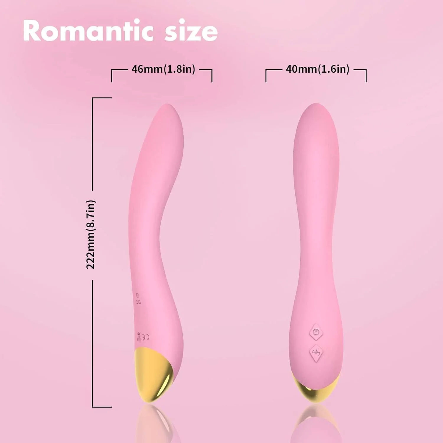 FlamingoFlex G-Spot Vibrator Wand, 9 Modes - Image 5