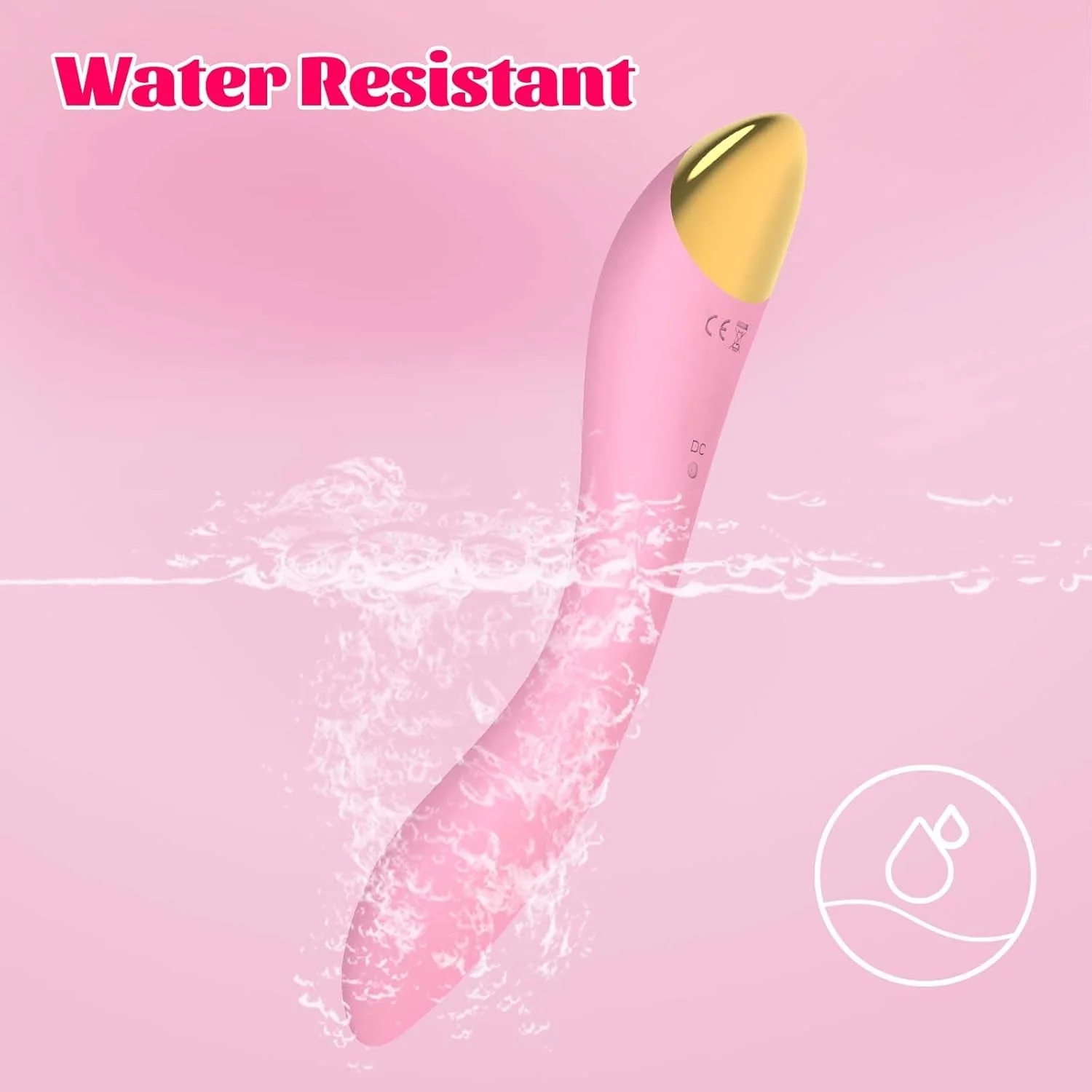 FlamingoFlex G-Spot Vibrator Wand, 9 Modes - Image 6