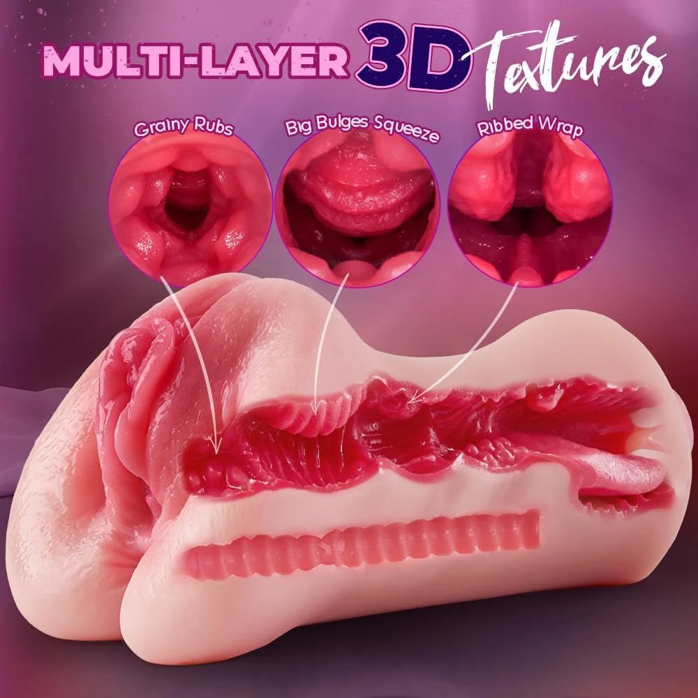 FleshTide 3-in-1 Pocket Pussy Stroker - Image 3