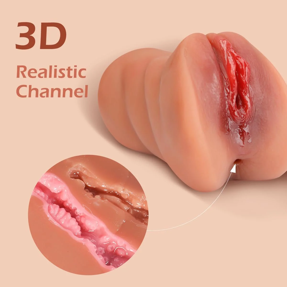 FleshTrio 3-Hole Pocket Pussy Stroker - Image 4