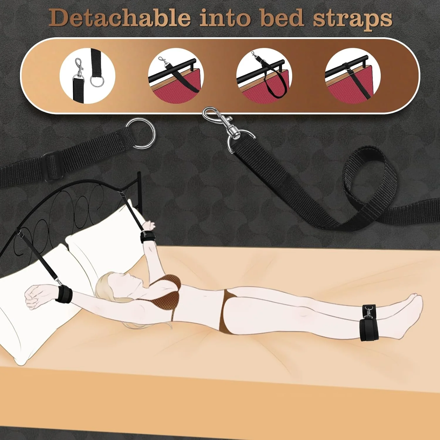 FlexBind Neck to Thigh Restraint & Bed Sling System - Image 3