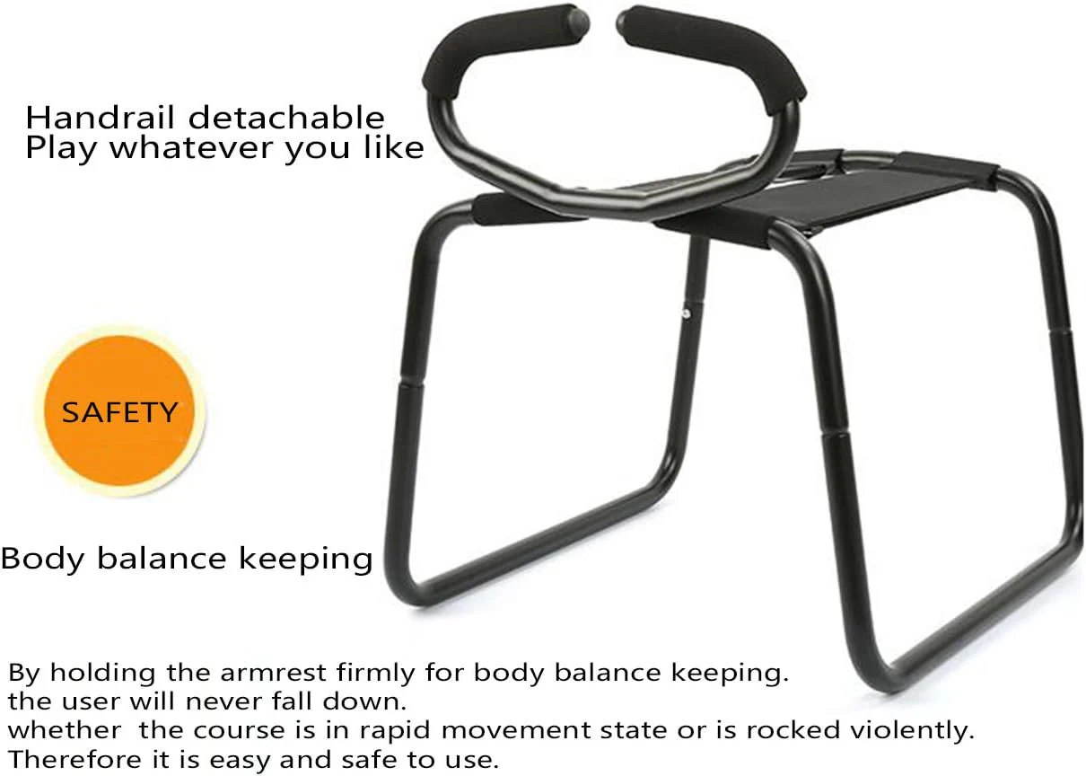 Multifunction Intimacy Support Chair | Sway Motion Position Aid with Handrails | Lightweight Ergonomic Lounge for Couples - Image 5