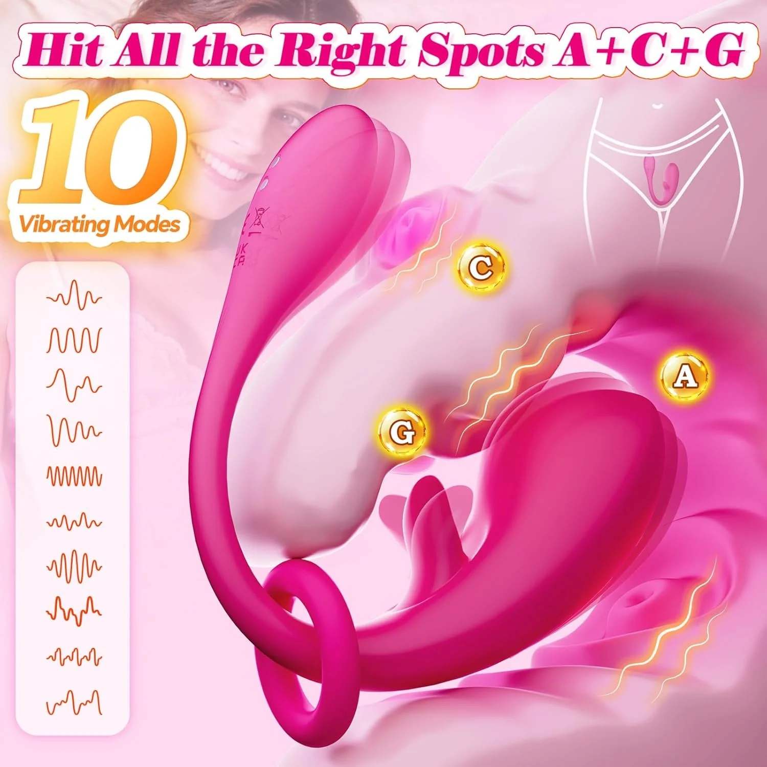 FlickWhisper App-Control Tapping Wearable Egg Vibrator - Image 2