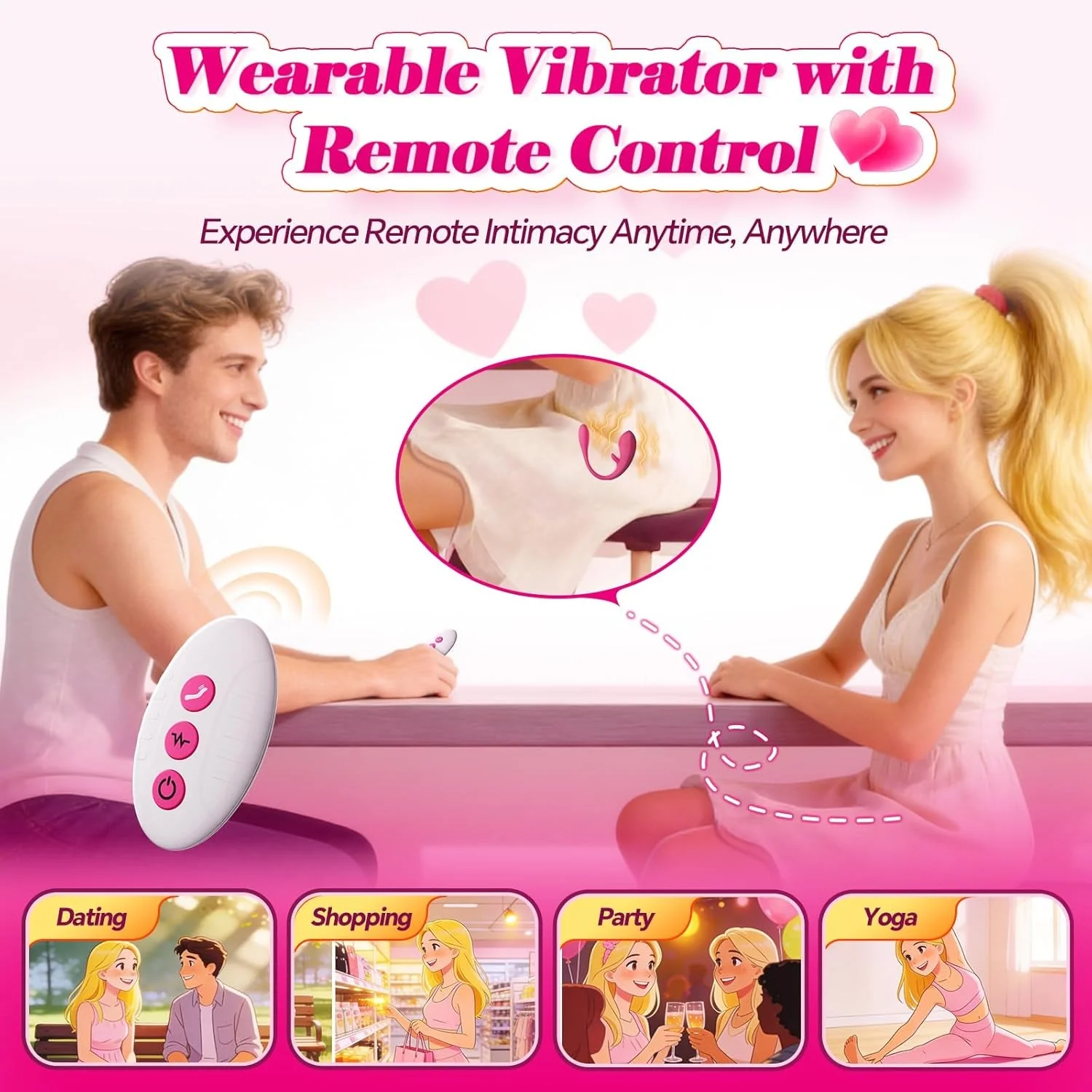 FlickWhisper App-Control Tapping Wearable Egg Vibrator - Image 3