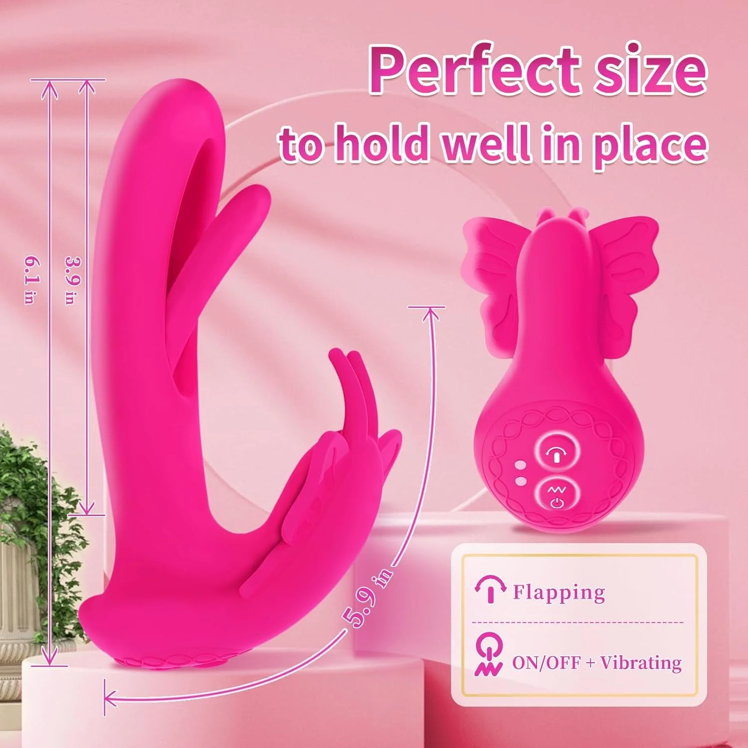FlirtFlick Remote Flapping Wearable Panty Vibrator - Image 6
