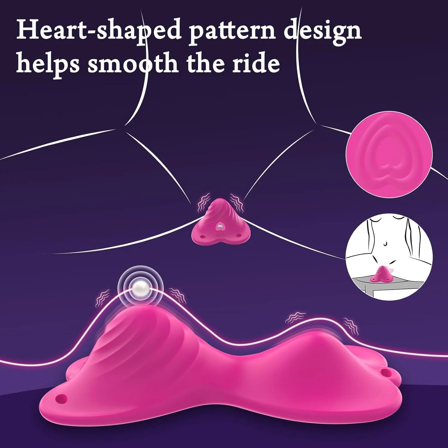 FlutterRide App Controlled Butterfly Ride-On Vibrator - Image 3