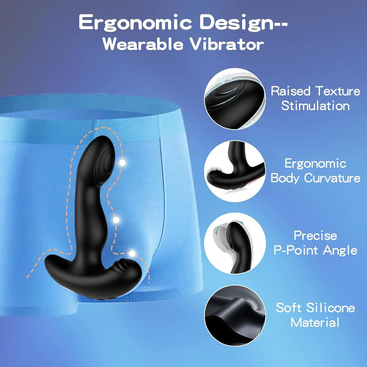 FlutterRush Remote Prostate Massager, 20 Modes - Image 4
