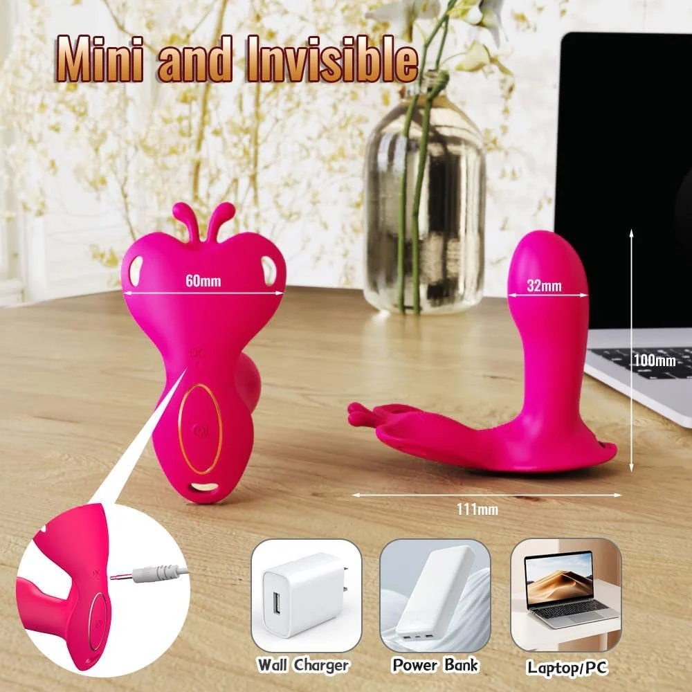 FlutterThrust Hands-Free Butterfly Panty Vibrator - Image 3